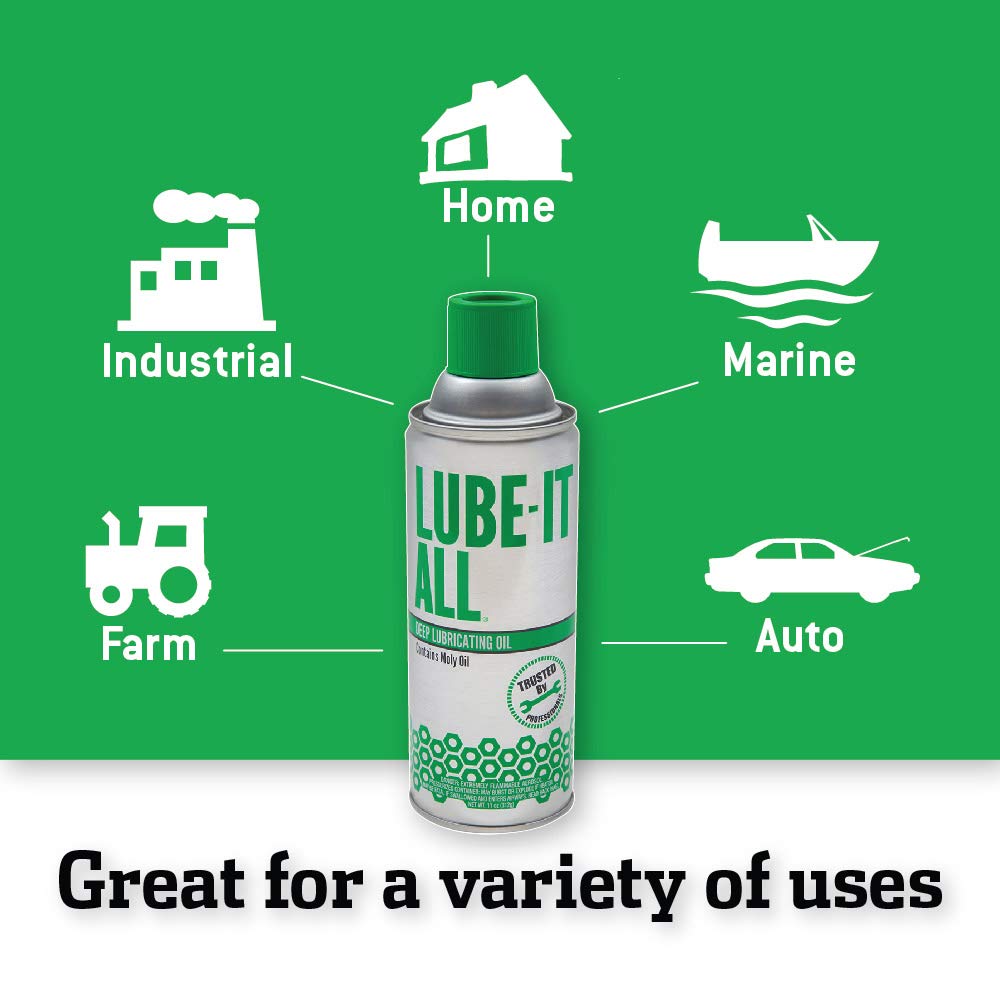 Gasoila Lube-It All Deep Lubricating Oil, 11 oz Aerosol