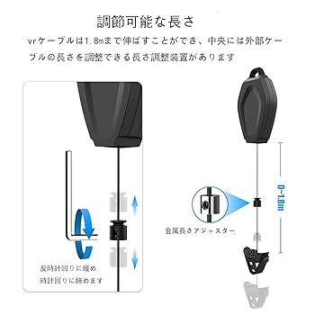 Amazon | Spryaut 管理 ケーブルクリップ for Oculus Quest 2