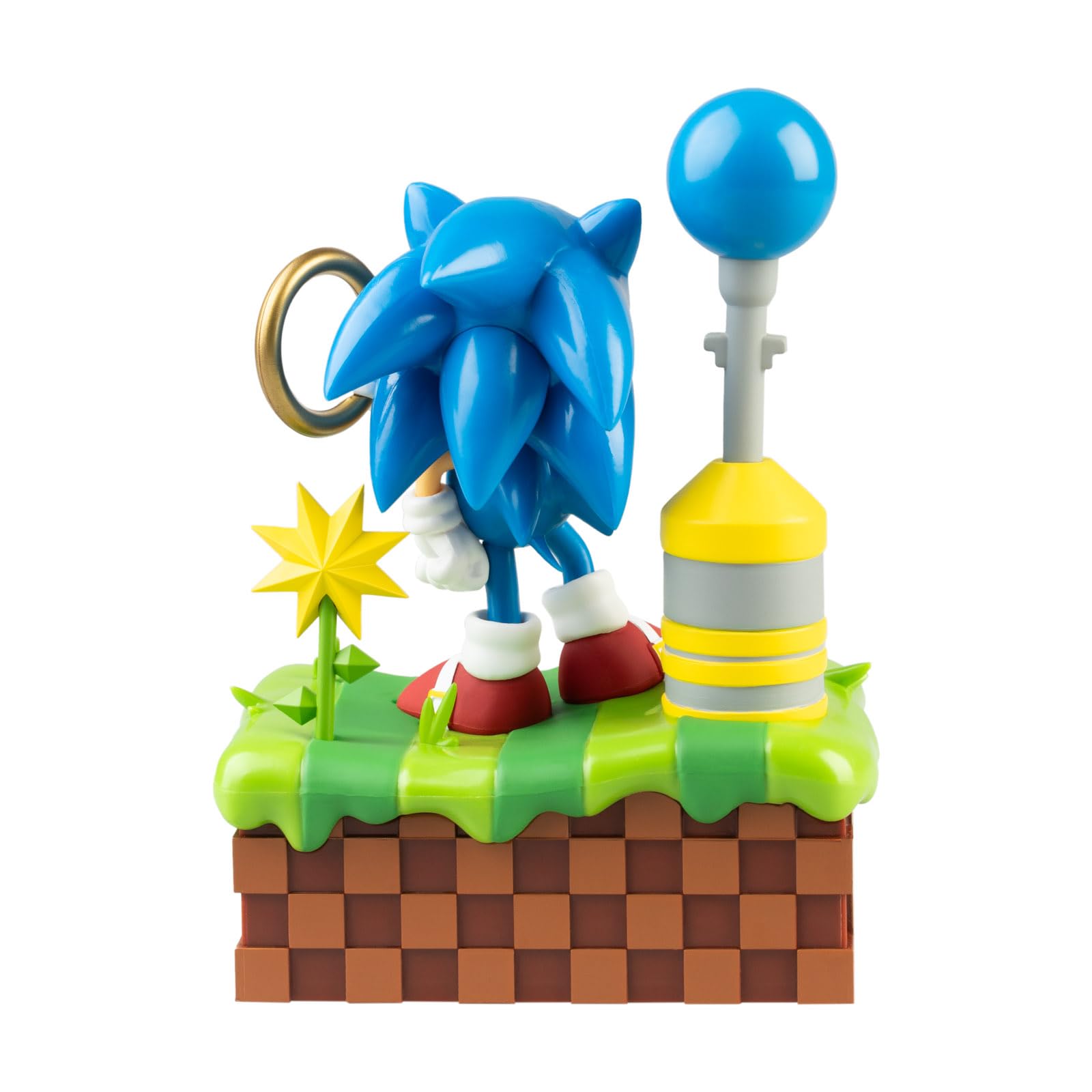 Calendario Perpetuo Sonic 3D - Juguete Sonic : Figura para Decoracion Habitacion Gamer │ Calendario sobremesa para niños y adultos - Regalo para Fans (8,6x19 cm)
