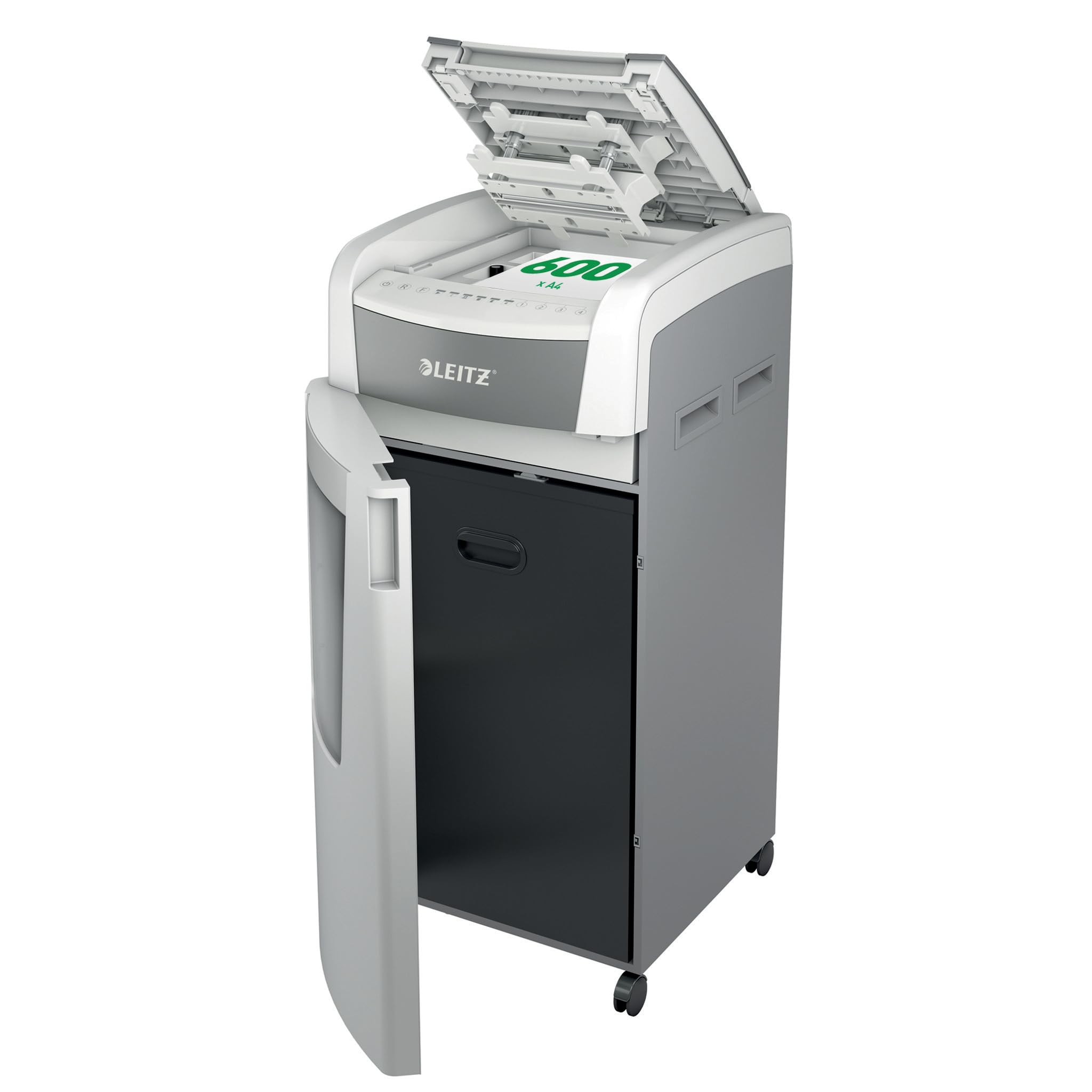 Leitz Auto Feed Iq Office Pro Shredder 660 Sheets Micro Cut Security Level P-5 110 L 600 P5