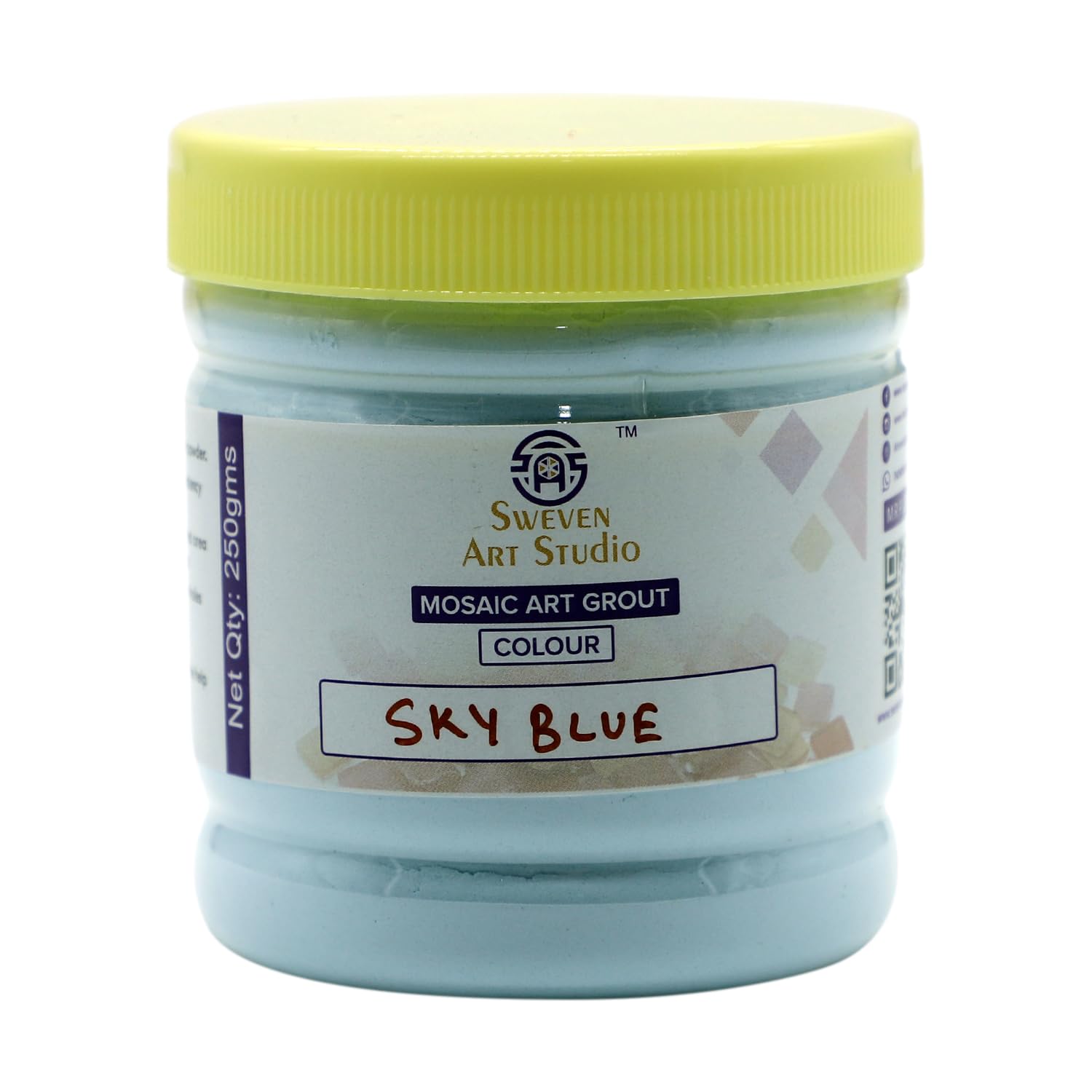 Sweven Art, Ready-to-Mix Tile Grout Powder for Mosaic Art in Sky Blue Color (Pack of 250Gms) (B083DN53XZ) Amazon Price History, Amazon Price Tracker
