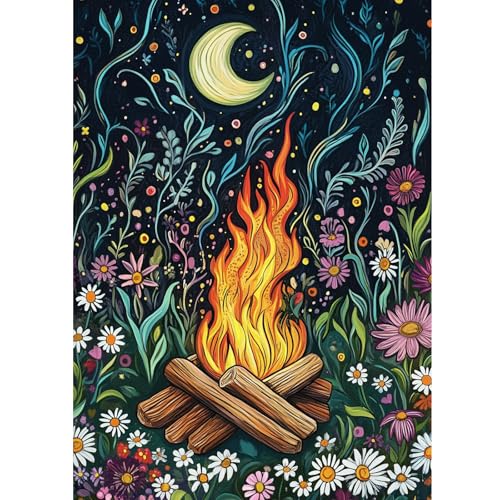 Peinture diamant KEYIFA fleurs abstraites l'art thérapie créative pour libérer votre esprit