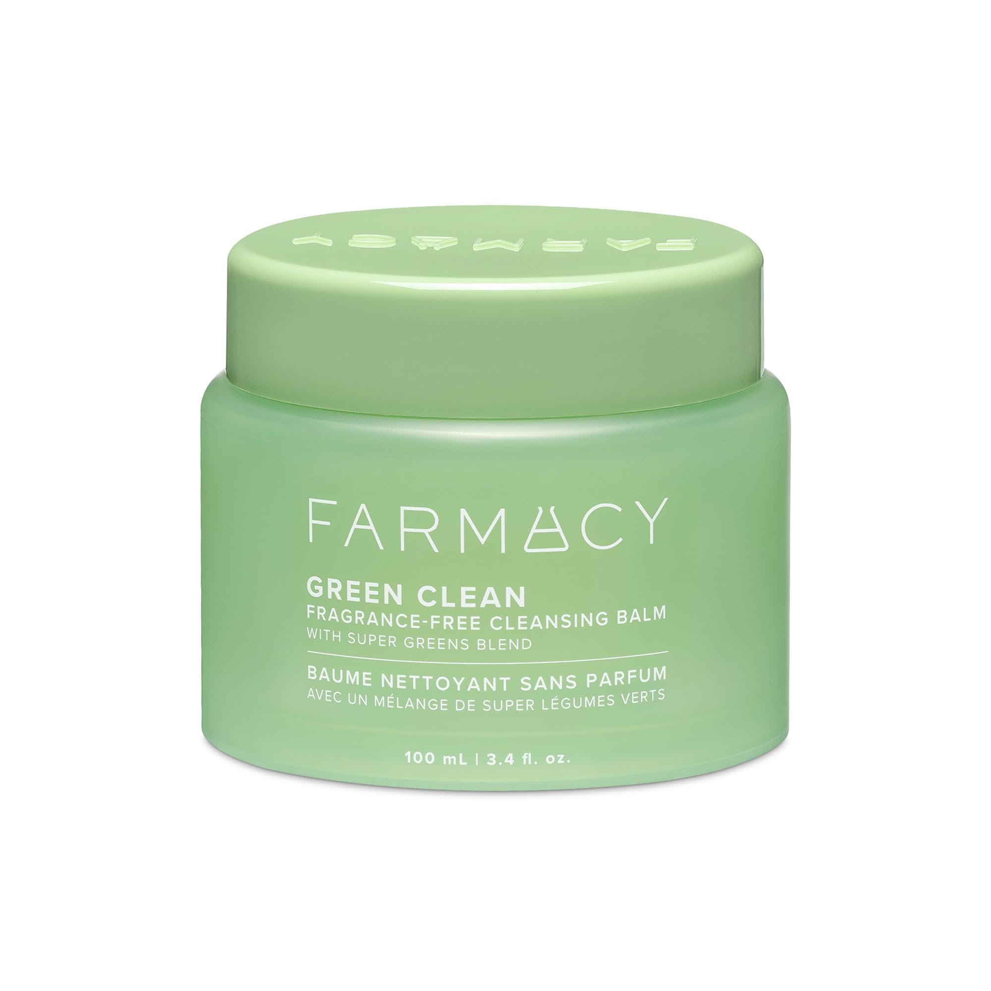 Sponsored Ad - Farmacy Sensitive Skin Makeup Remover Cleansing Balm - Green Clean Waterproof Makeup Remover Balm + Oil Cleanser for Face - Melts Make Up + SPF - Hydrates + Softens Skin - Fragrance Free (100ml)