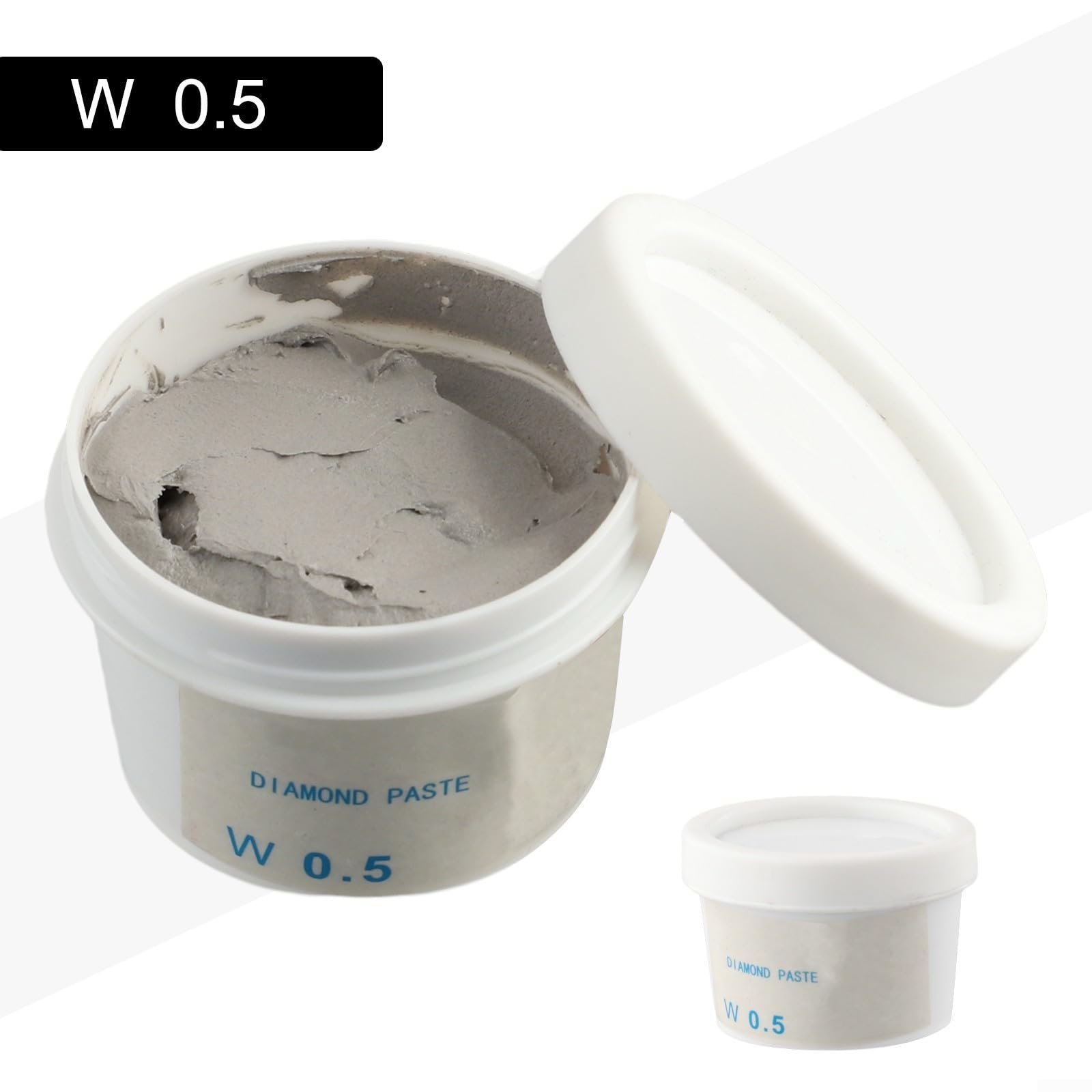 60 g Schmirgel-Paste, doppelte Wasser- und Ölverwendung für Jade, Metall, Glas, Keramik, Polieren und Schleifen (W0,5)