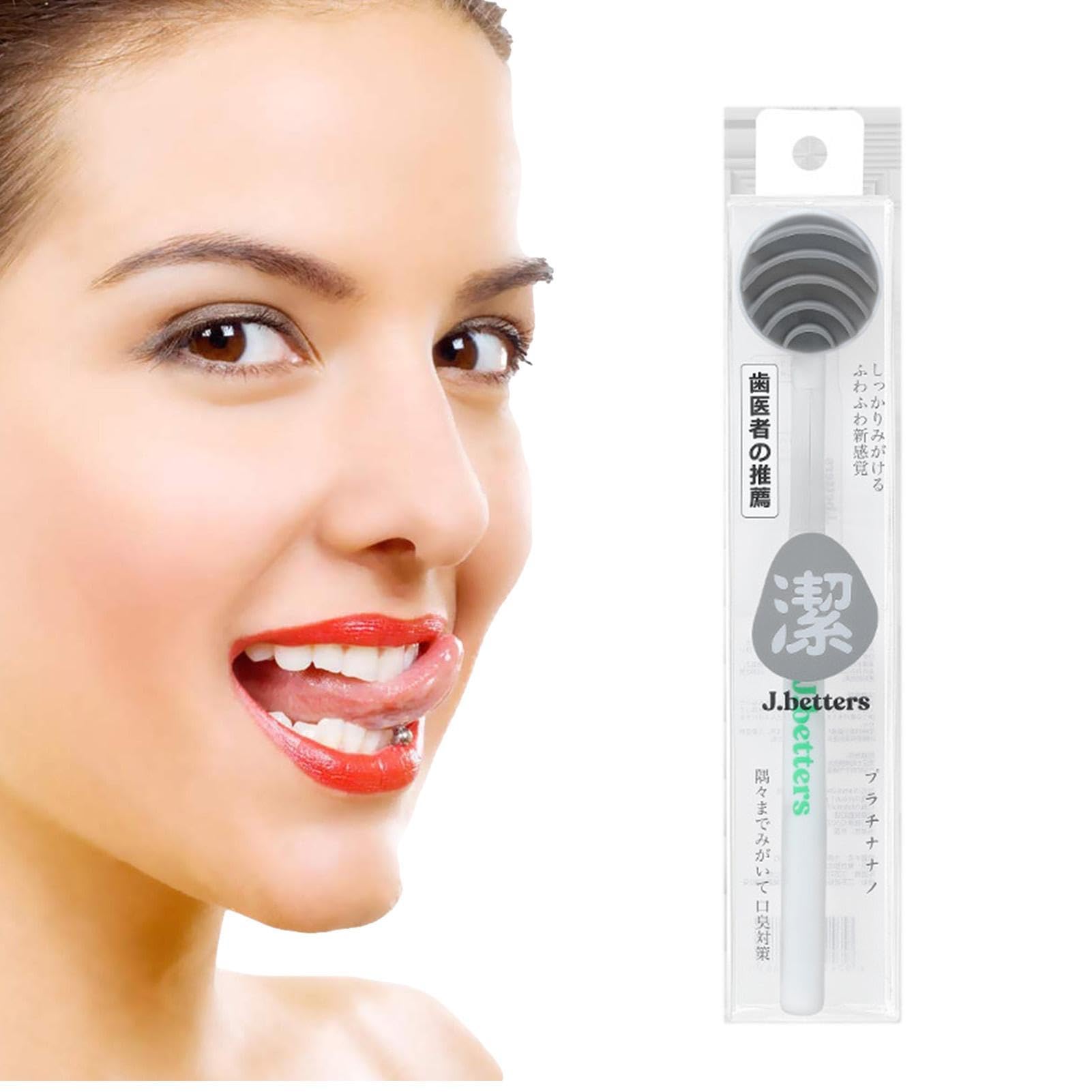 Fukamou Tongue Scraper with Case,Cleaning Scraper for Tongue - Breath Treat with Travel Case for Adults & Kids, Oral Care To Keep Fresher Breath