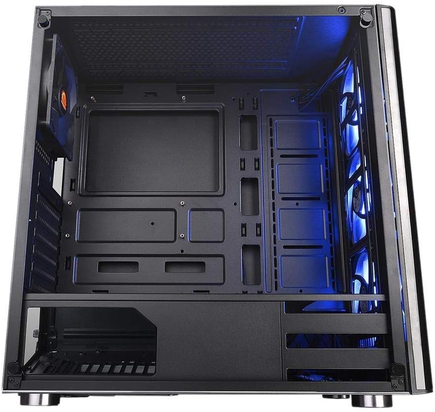 Thermaltake V200 Tempered Glass RGB Edition CA-1K8-00M1WN-01 No Power Supply ATX Mid Tower (Black)