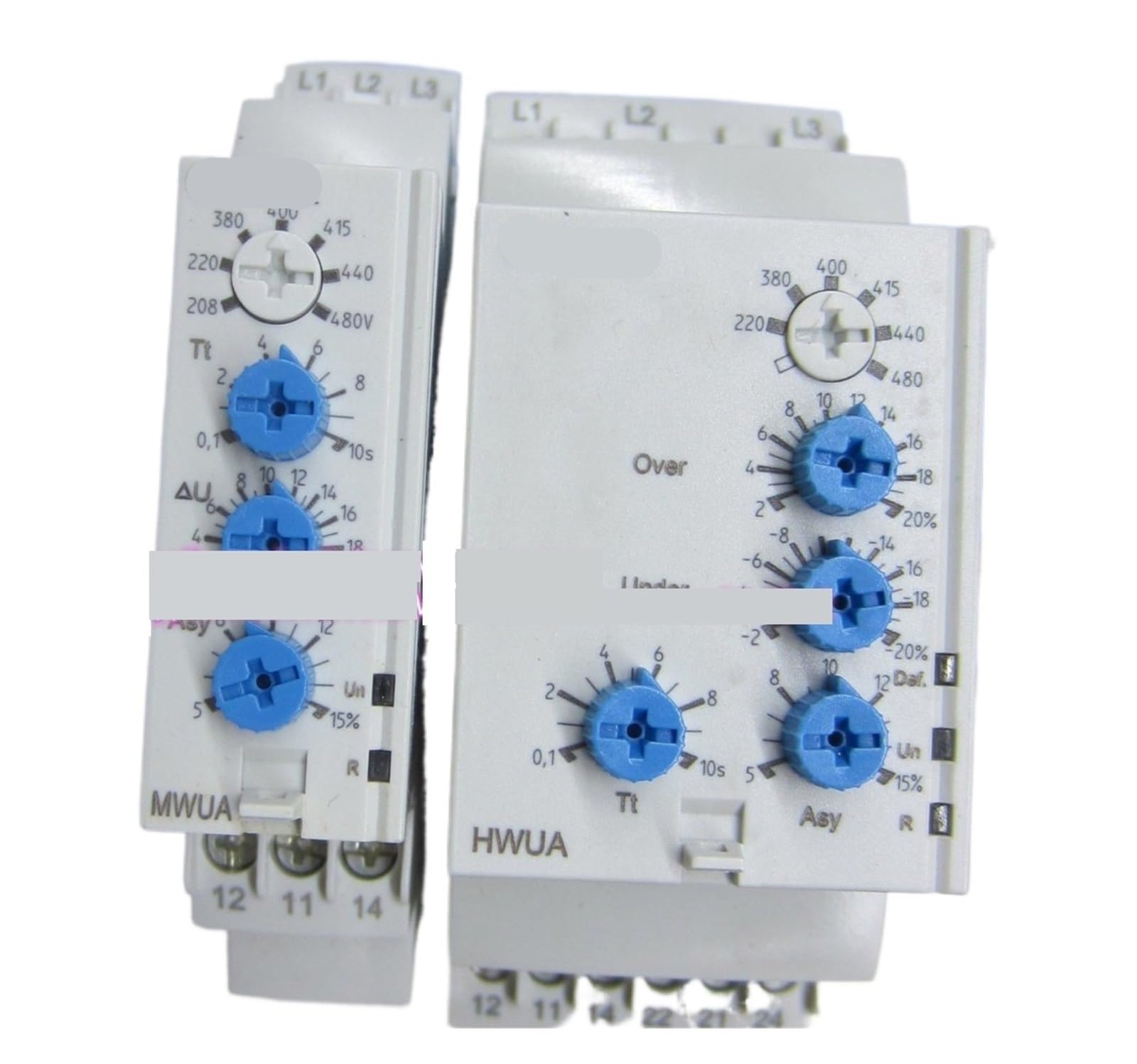 Relais de protection HWUA84873026 pour contrôle de phase et tension industrielle