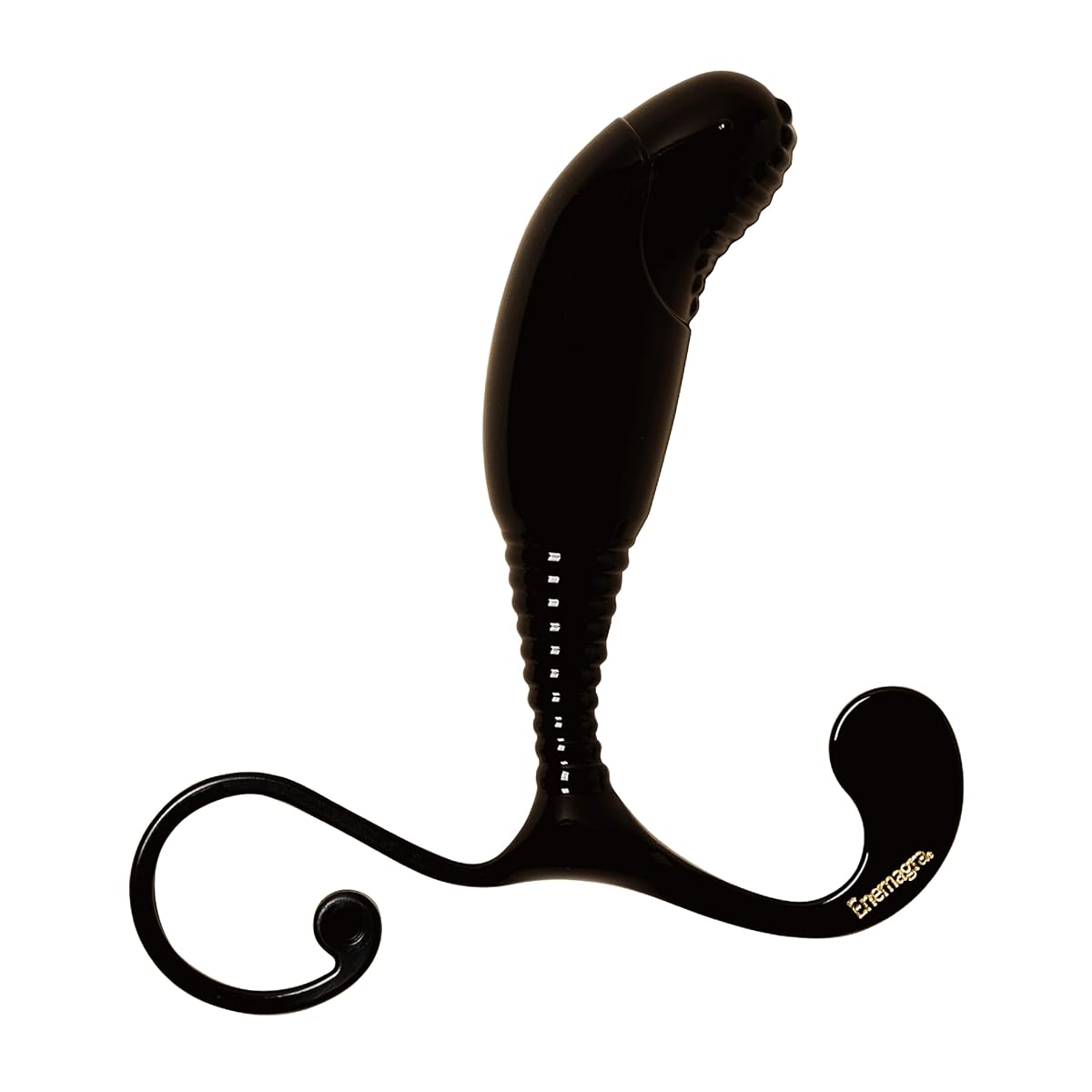 エネマグラ コバンザメ 雅 (正規品)ディルド アナルプラグ 大きめ 非電動 ドライオーガズム 【独特のヌメリ感、魅惑のシットリ感】 (黒)