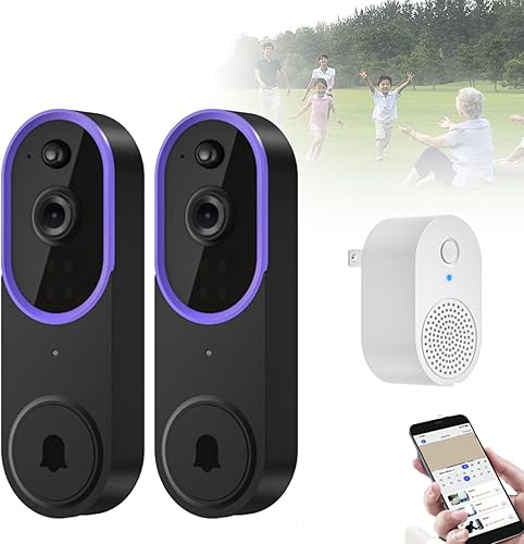 Miniatura 10 de Timbre de puerta seguro inalámbrico, timbre seguro, timbre de puerta seguro con cámara, timbre seguro sin tarifa mensual, forma más inteligente de