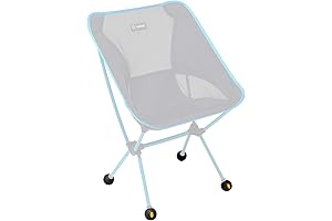 Helinox Lightweight and Adjustable Folding Chair Stabilizing Vibram Rubber Ball Feet