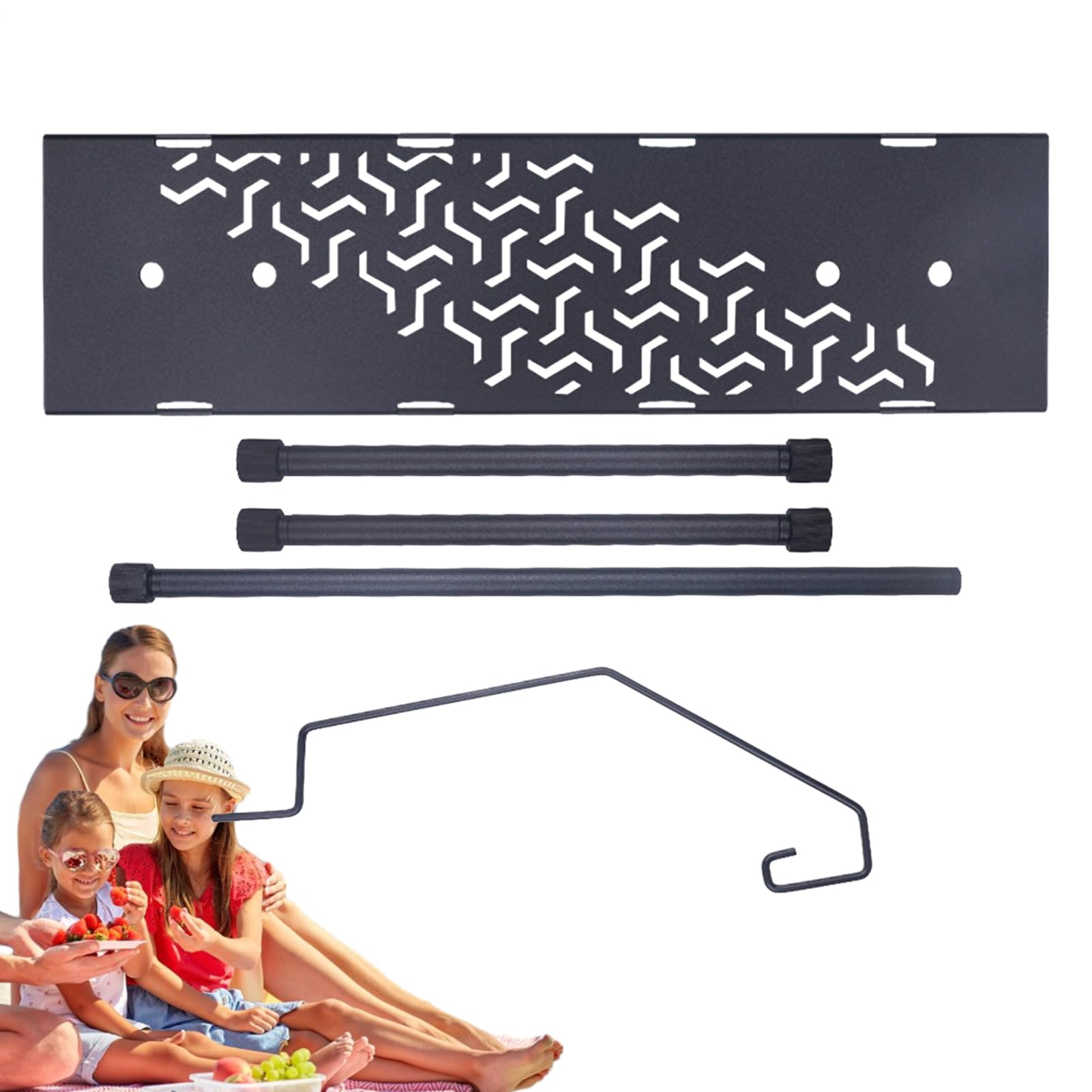 Plateau en alliage d'aluminium pour table de camping et cuisine extérieure