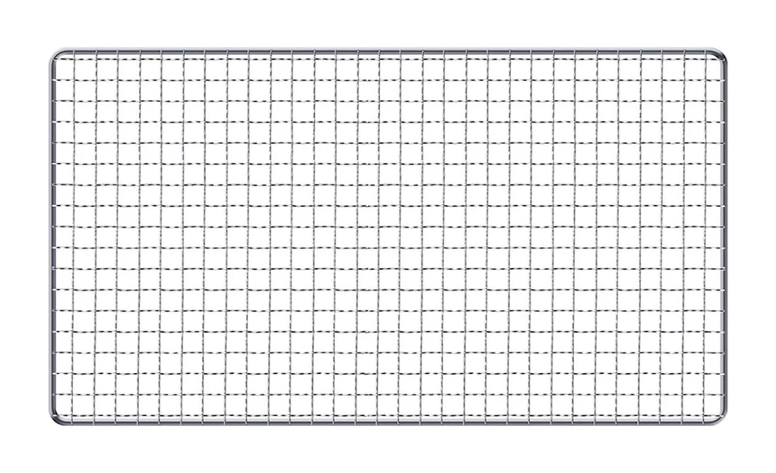 Filet de Cuisson de Rechange Argenté | Grille Maille for Barbecue Acier Inoxydable 20x20