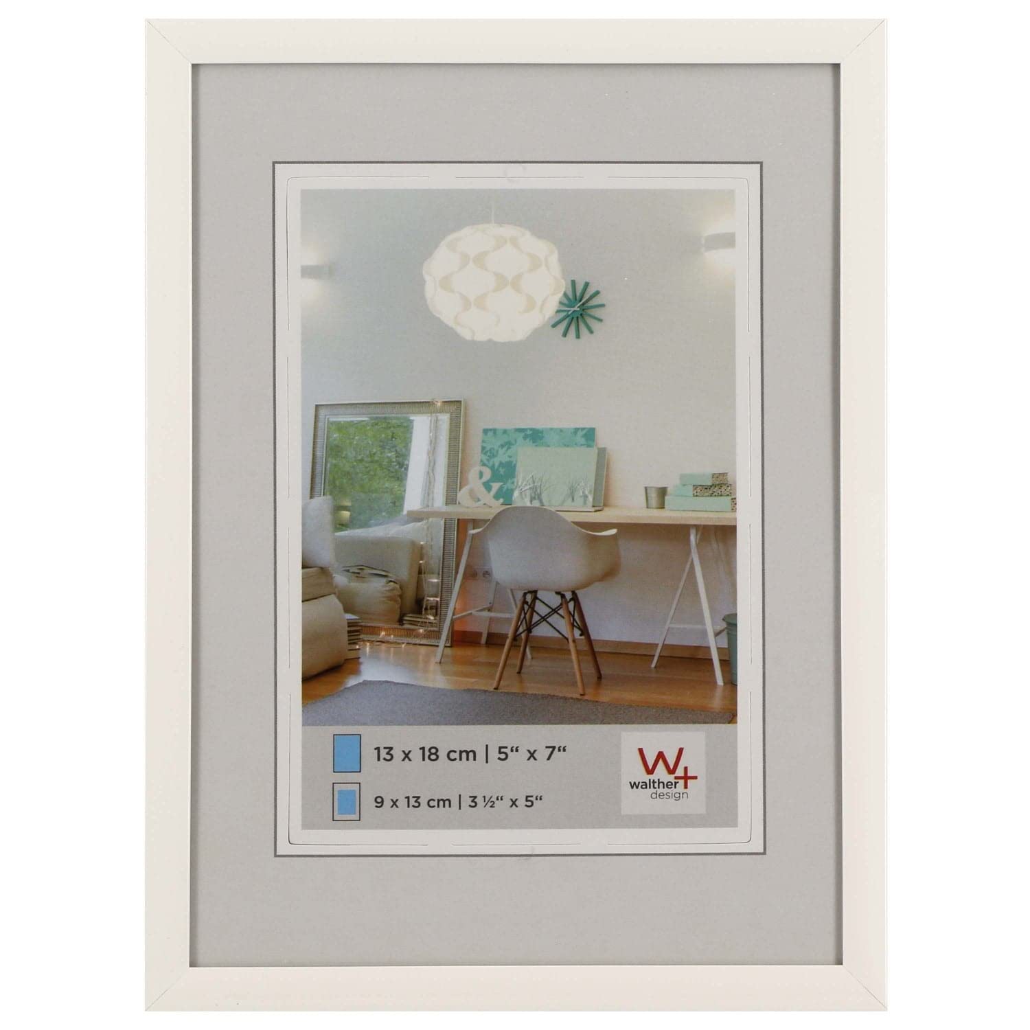 walther design Bilderrahmen stahl 40 x 60 cm mit Kunstglas, New Lifestyle Kunststoffrahmen KVX460D – Ansicht 10