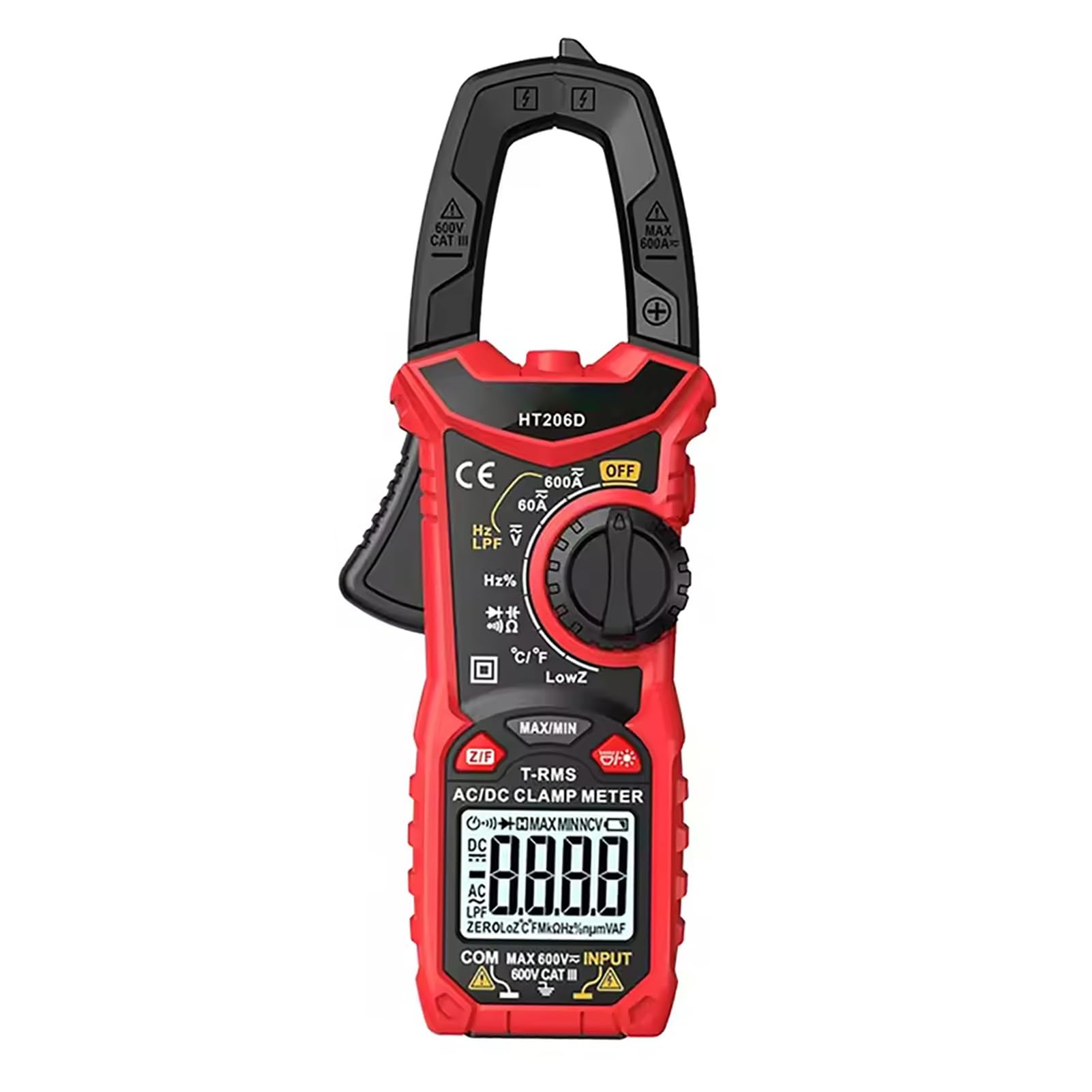 Annadue True RMS Cęgowy Miernik 6000 zliczeń, Tester Napięcia AC DC