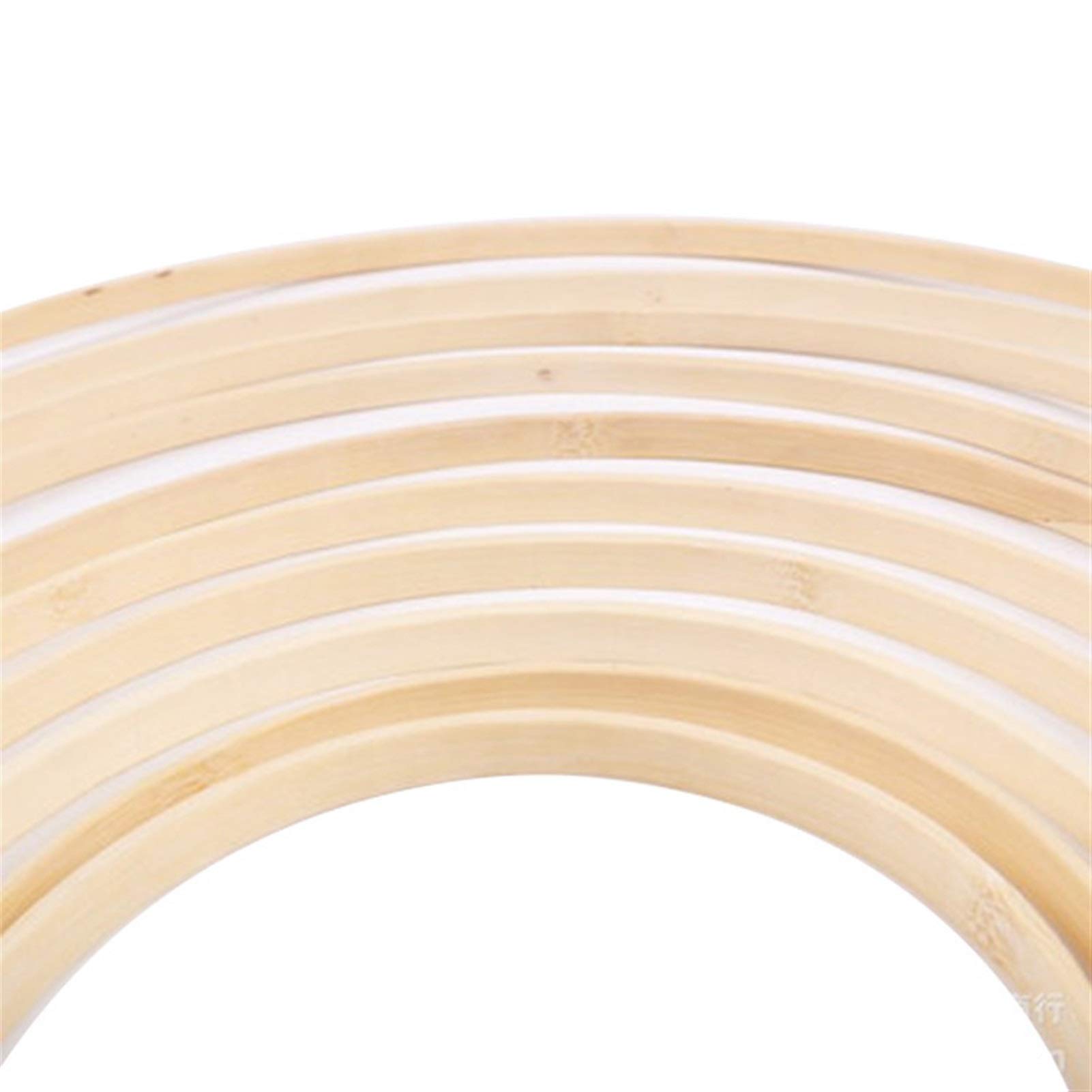 Lot De 10 Anneaux En Bambou Pour DIY - Cercles Pour Couronnes, Attrape-Rêves, Broderie