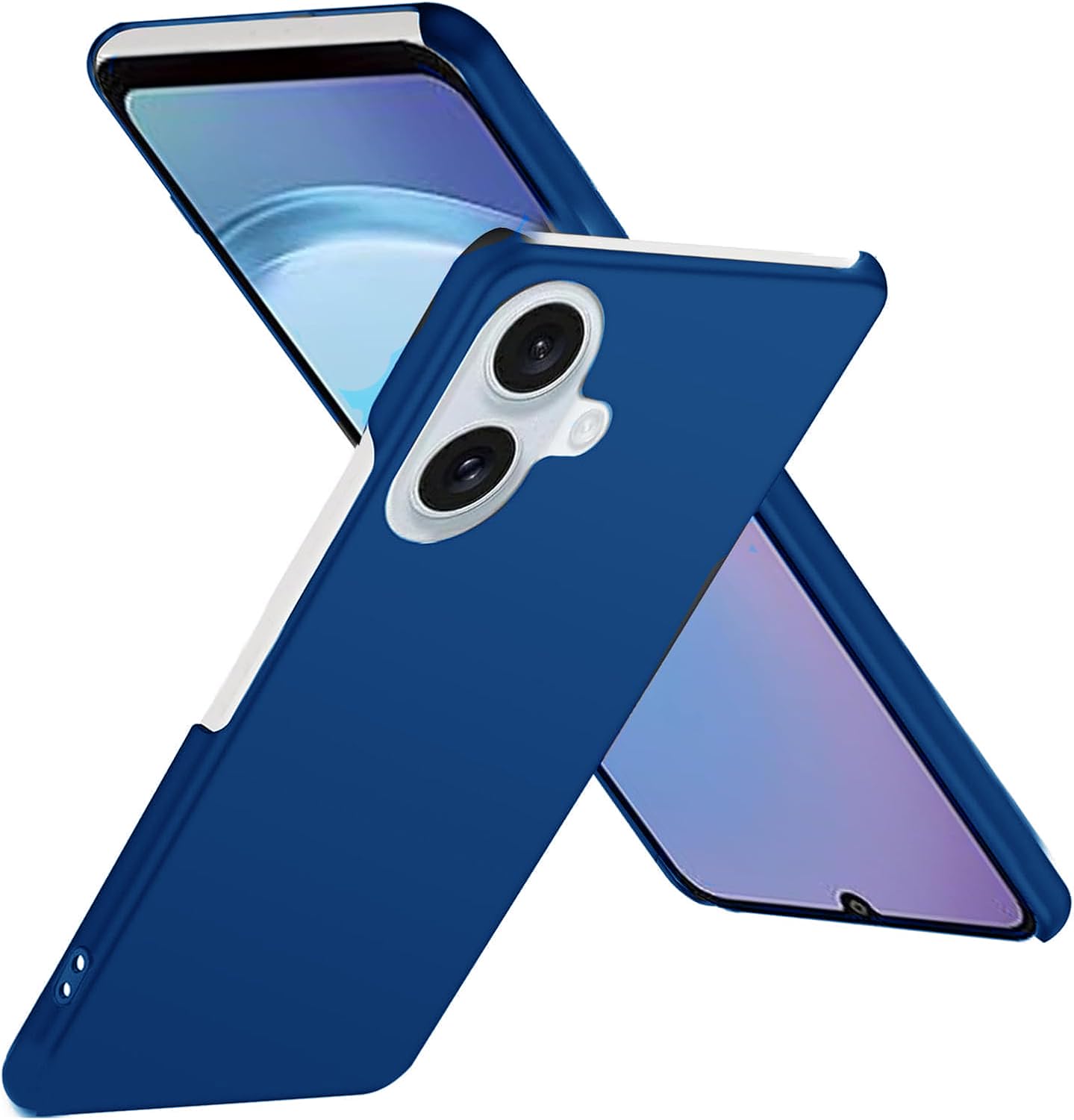 【極薄軽量】Xyddxihan Galaxy A25 5G 用 ケース 軽量薄型 シンプル マット質感 さらさら手触り PC製 指紋防止 擦り傷防止 SC-53F/SCG33 用 ケース ギャラクシーa25 5G用カバー シン・フィット ネイビーブルー