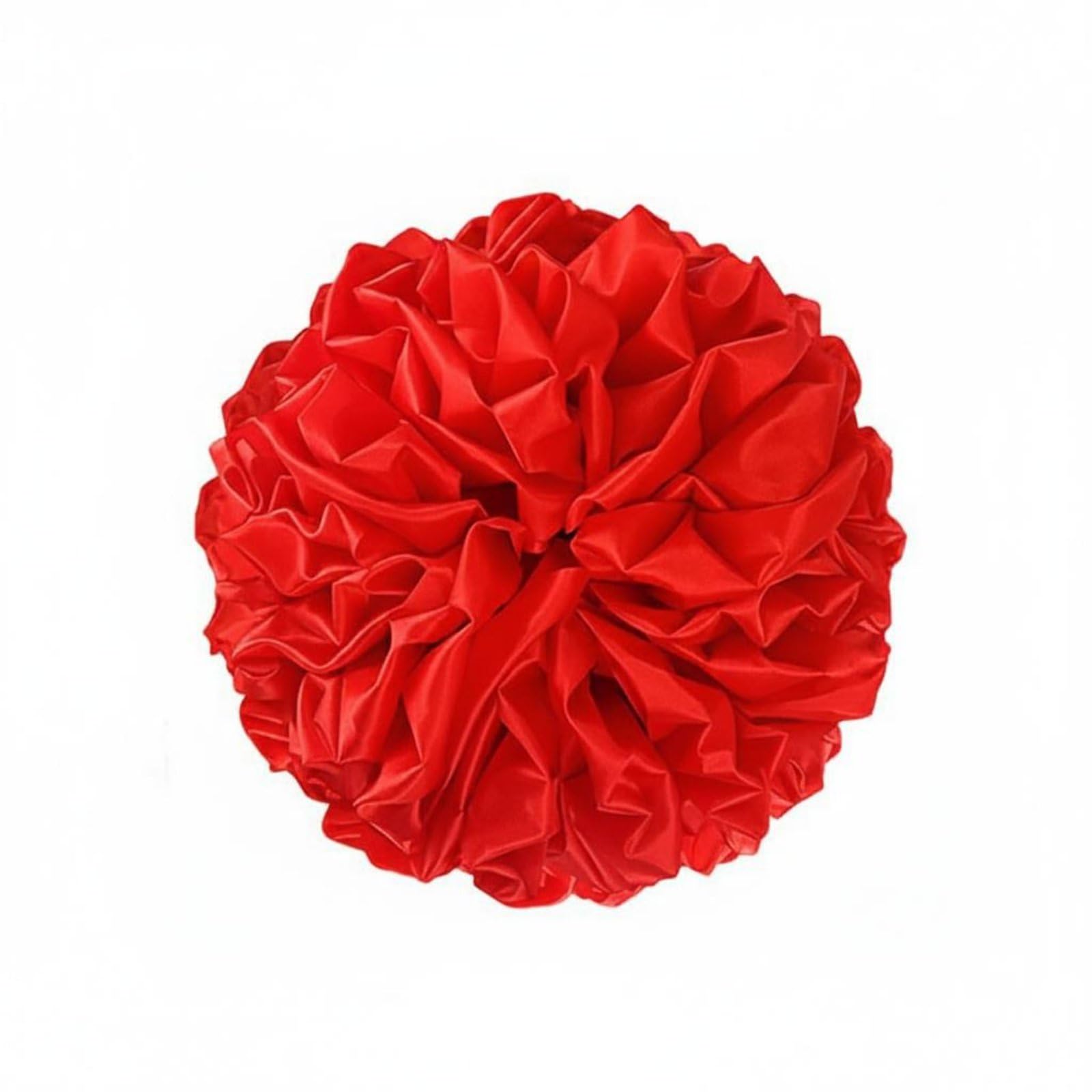 MagiDeal Sfera Cerimoniale in Tessuto Nastro Festivo Palla Decorativa Nuziale Ghirlanda in Stoffa in Tessuto Aspetto Elegante Porta Androne Adatta per Matrimonio Inaugurazione Nuova Casa, 70 Cm