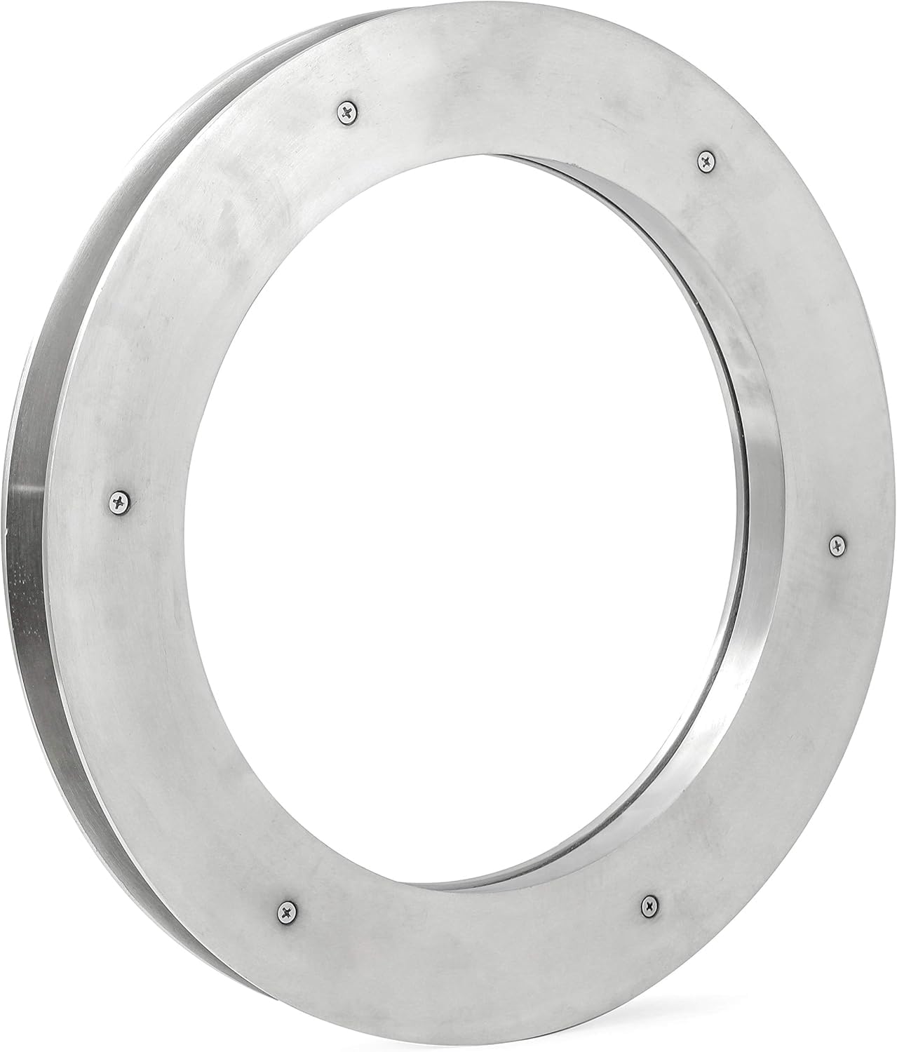 Fenêtre de hublot nautique en nickel brossé 25,4 cm et 61 cm pour porte