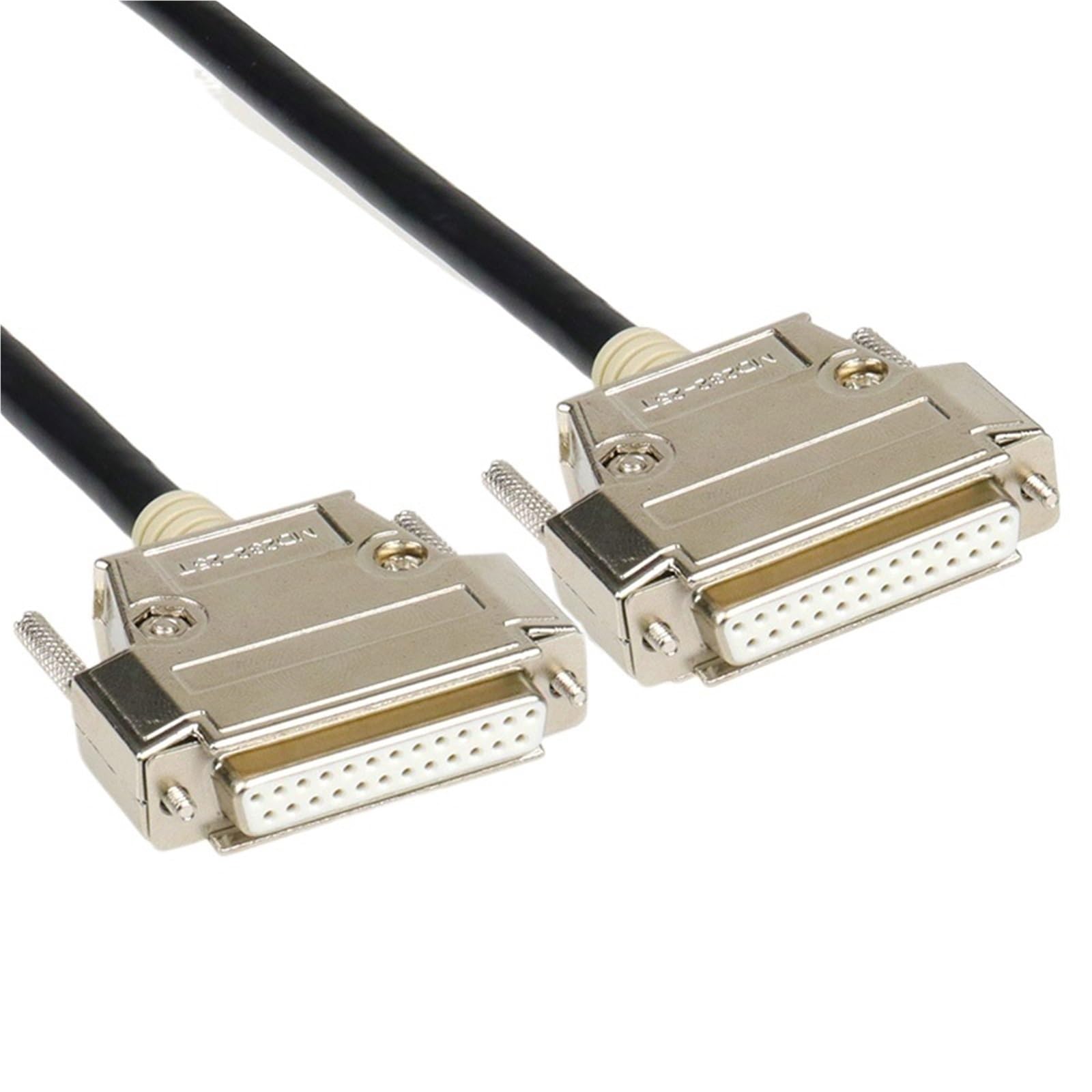 COKYIS Cavo di trasferimento Dati DB25 Cavo Stampante parallela Db 25 Pin Linea di Estensione Db 25P M/FM/MF/F Rame Puro 1 m 1,5 m 2 m 3 m 5 m 8 m(2m,Fe to Fe)