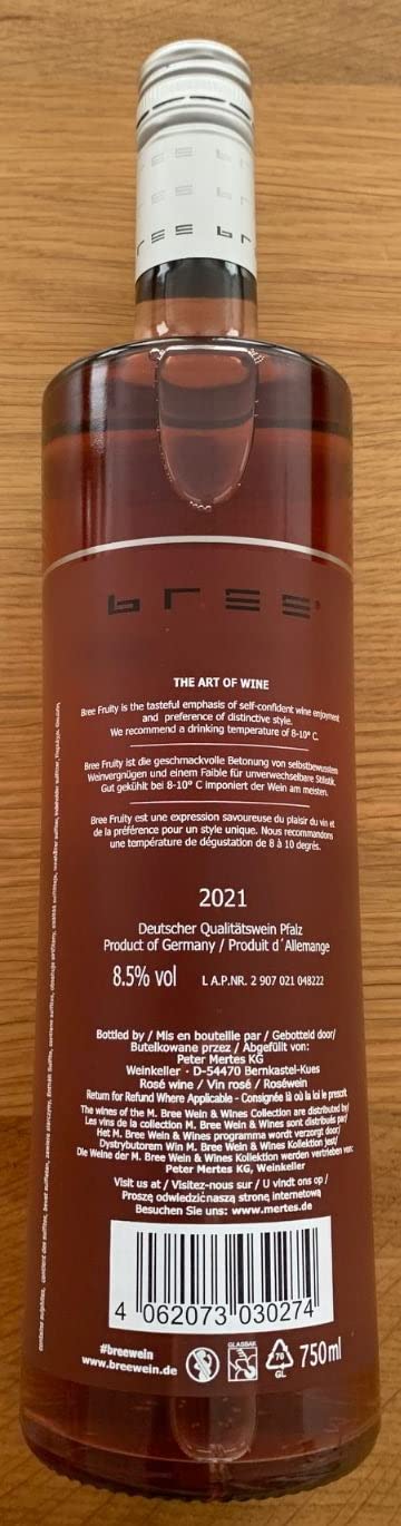 BREE Fruity Rosé süß und fruchtig (6 x 0,75l) (Packung mit 3)
