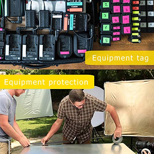Image of SLanguage Professional Grade Black Gaffer Tape, 2 Inch X 30 Yards, Residue Free,Easy to Tear Pro Gaff Tape for Photographers, Film, Television Production and Industrial Staging Work