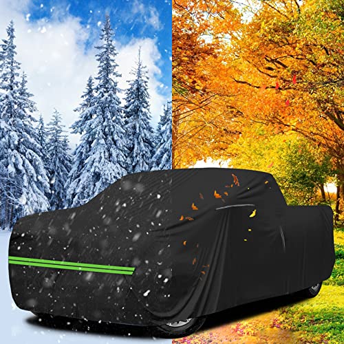 Image of Waterproof Car Cover Replace for Ford F100 F250 1961-1972, F100 F150 F250 1973-1991 2 Door Regular /Standard Cab Long Bed 8ft, All Weather Classic Truck Cover for Snow Rain Prodection