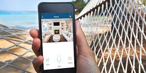 Miniatura 6 de Emerson Cámara de seguridad inalámbrica Emerson compatible con Alexa para interiores, WiFi 720P, conversación bidireccional, detección de