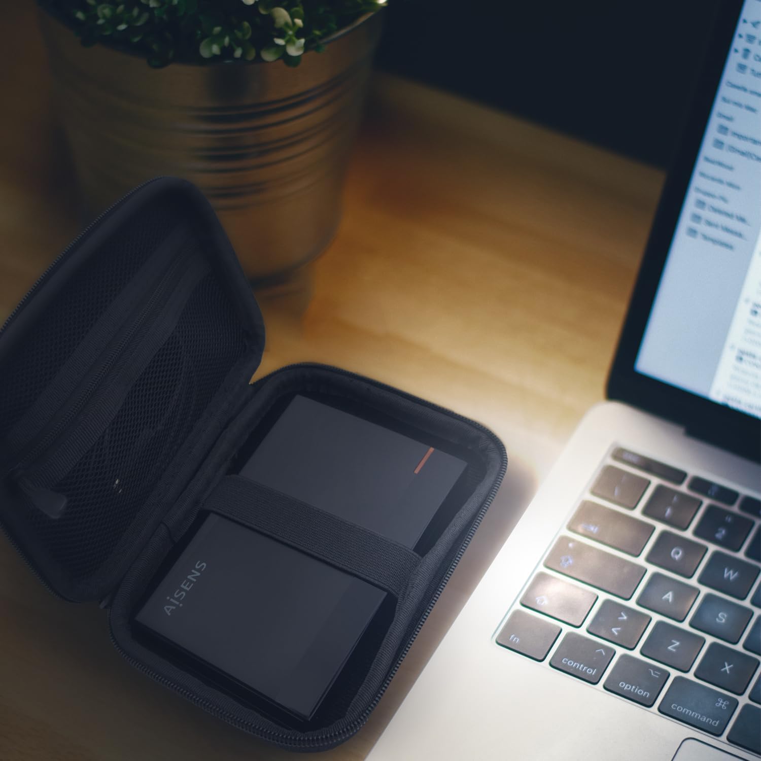 AISENS - ASBG-006-BK - Protective Case for External Box 2.5", Black