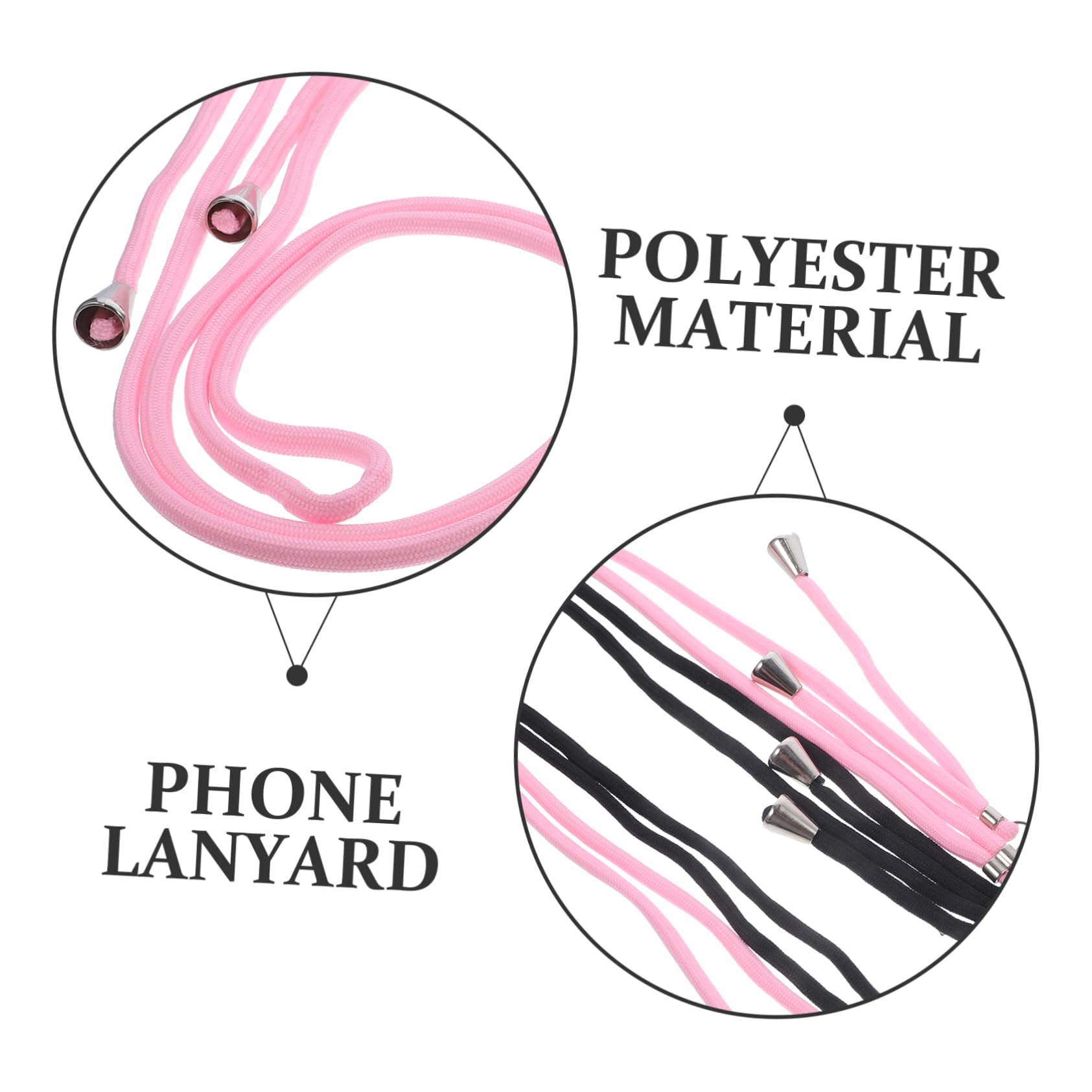 SHINEOFI 5 Sätze Handy Lanyards Aus Polyester Verstellbare Umhängegurte Für Smartphones Praktische Und Dekorative Handy Halterung 2 Stück * 5
