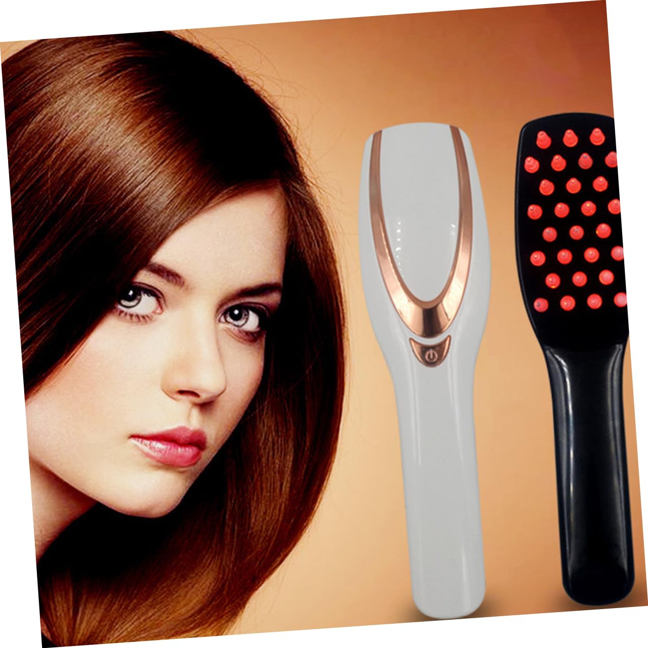 Elektrische Haarmassagebürste mit Vibration für Nassanwendung, Akku