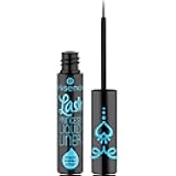 Lash Princess Liquid Liner Waterproof Black | Smudge Proof, Matte Eyeliner with Ultra-Fine Brush Tip | Vegan & Cruelty Free