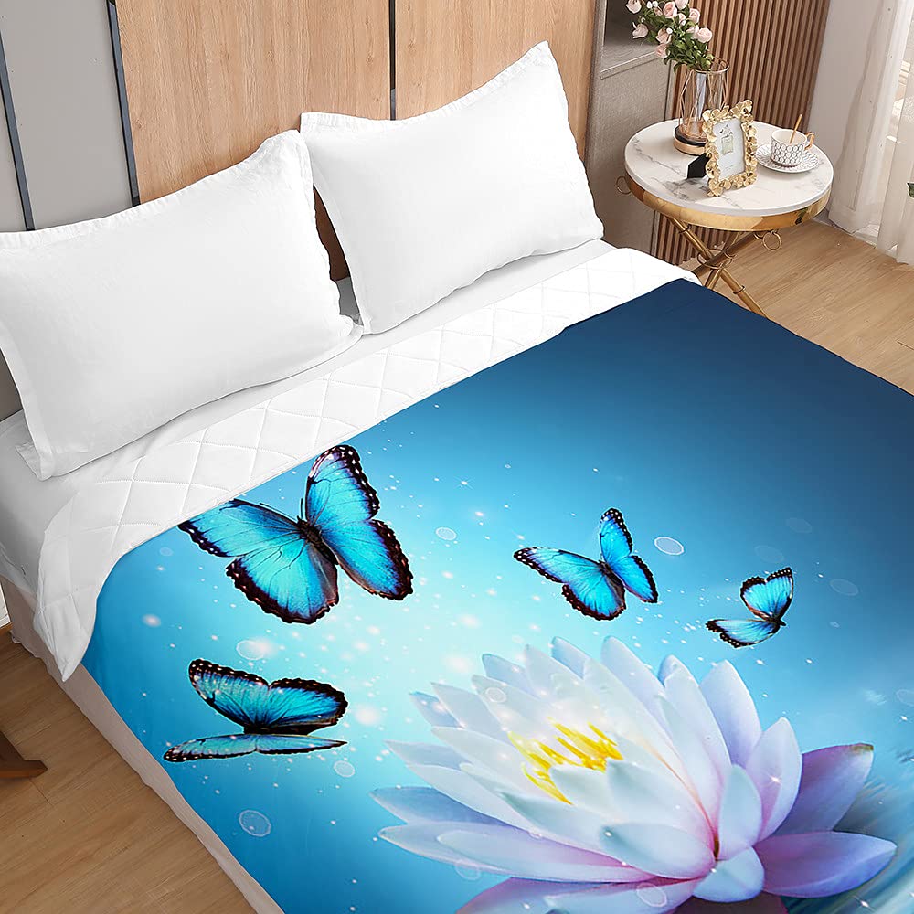 Couvre Lit Matelassée, 3D Chat Animal Imprimé Réversible Doux Couvre Lit Matelassée, 3D Chat Animal Imprimé Réversible Doux
