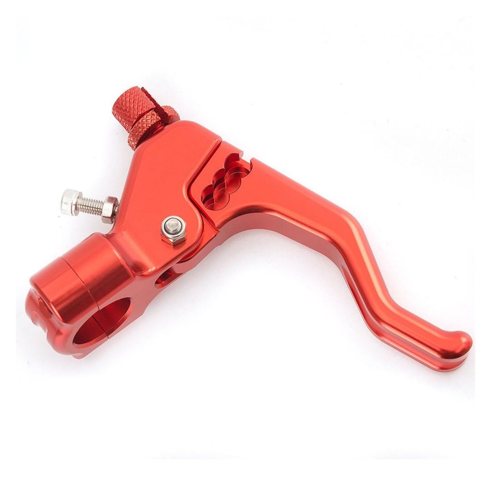 TINGYUS Motorbike Brake Lever 2024 CNC Short Stunt Clutch Lever Perch Assembly 7/8" 22mm Handlebar Fit for Dirt Pit Bike Street Sport(Red)