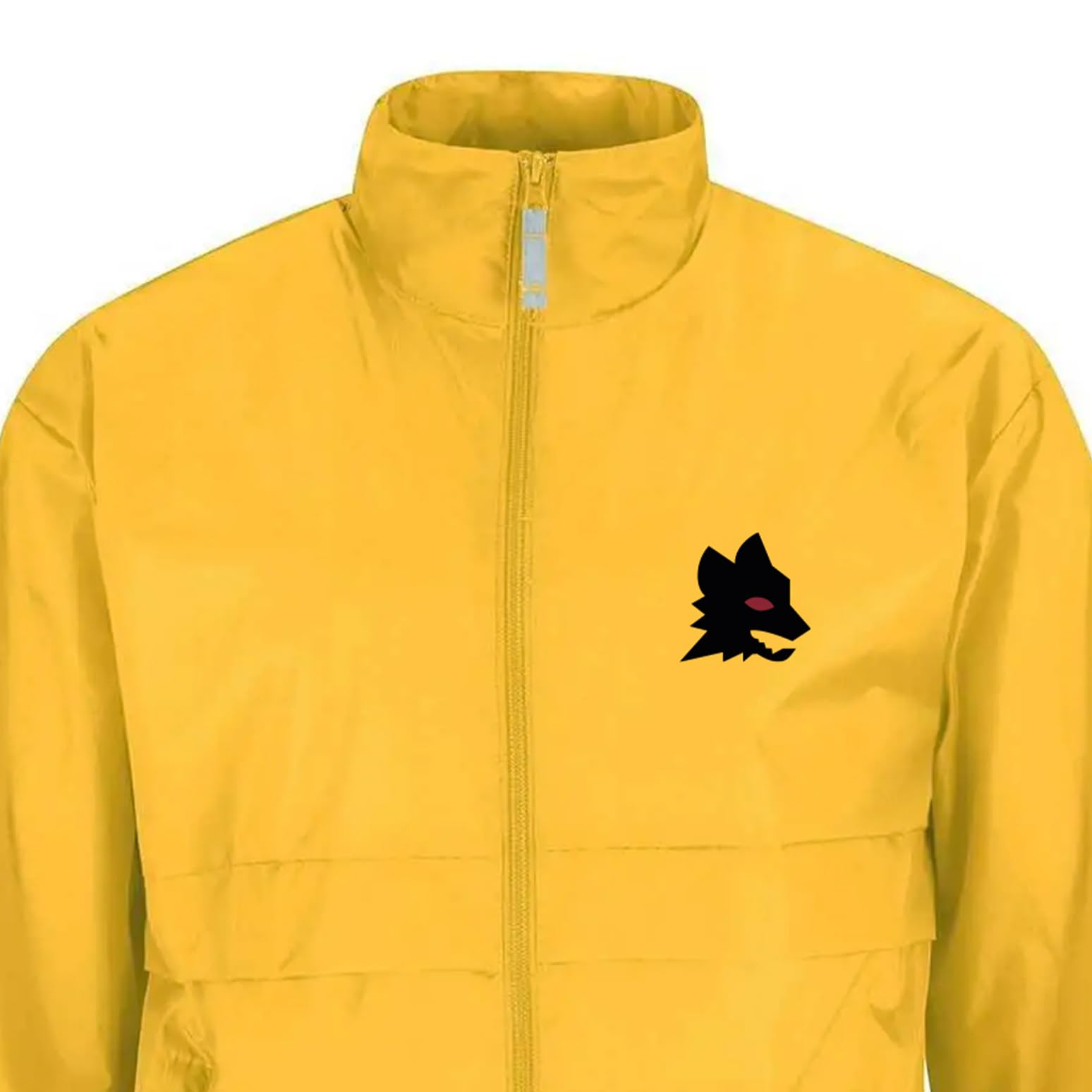 AS Roma Antivento Full Zip Lupo Giallo Antivento Unisex - Adulto