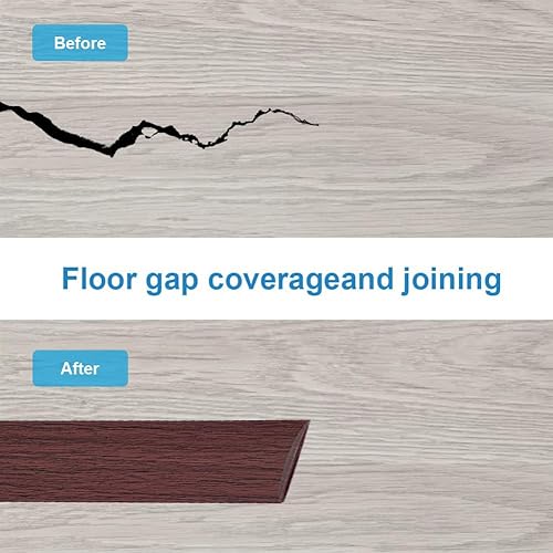 Miniatura 4 de Tira de transición de piso, tira de suelo laminada autoadhesiva, tira de cubierta de umbral de costura, tira de vinilo para puerta, diseño elegante