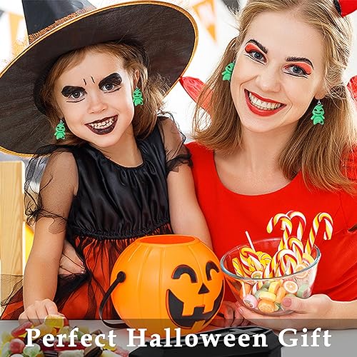 Halloween Earrings for Women Spooky Ghost Earrings Studs Bat Earings Accessories Matching Ghostface Costume Hocus Pocus Party Favors as Cute Halloween Gifts Basket Stuffers Christmas Jewelry4