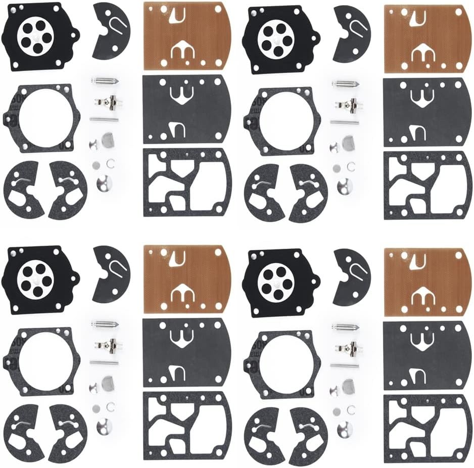 Carburetor Repair Kit for 650 750 FP100 K10-WB WB-24 WB-25 WB-32 WB-33 WB-35 WB-38 Carburetor Replacement Garden Tools (Color : 4SET)