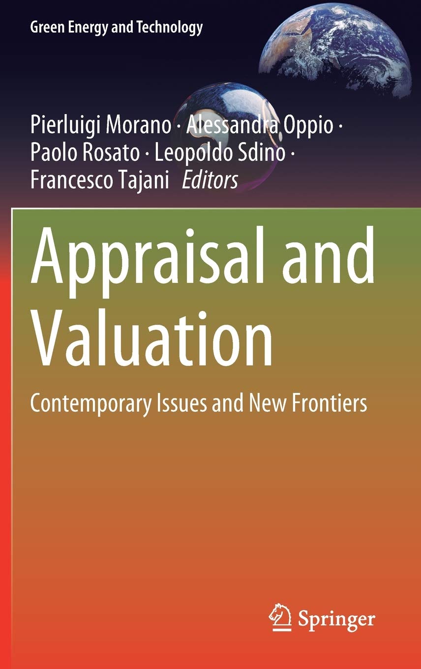 Appraisal and Valuation: Contemporary Issues and New Frontiers