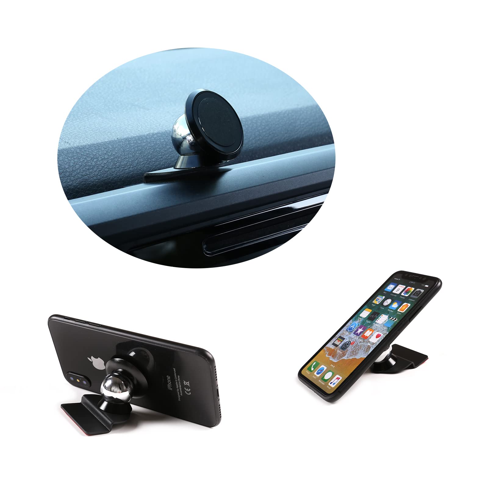 TongShengCar Phone Mount Fit for Tacoma 2016 2017 2018 2019 2020 2021 2022,Phone Mount for Car Vent,Dashboard Hands Free Car Phone Holder Mount,Retractable Straight Phone Stand,Black (Style A)