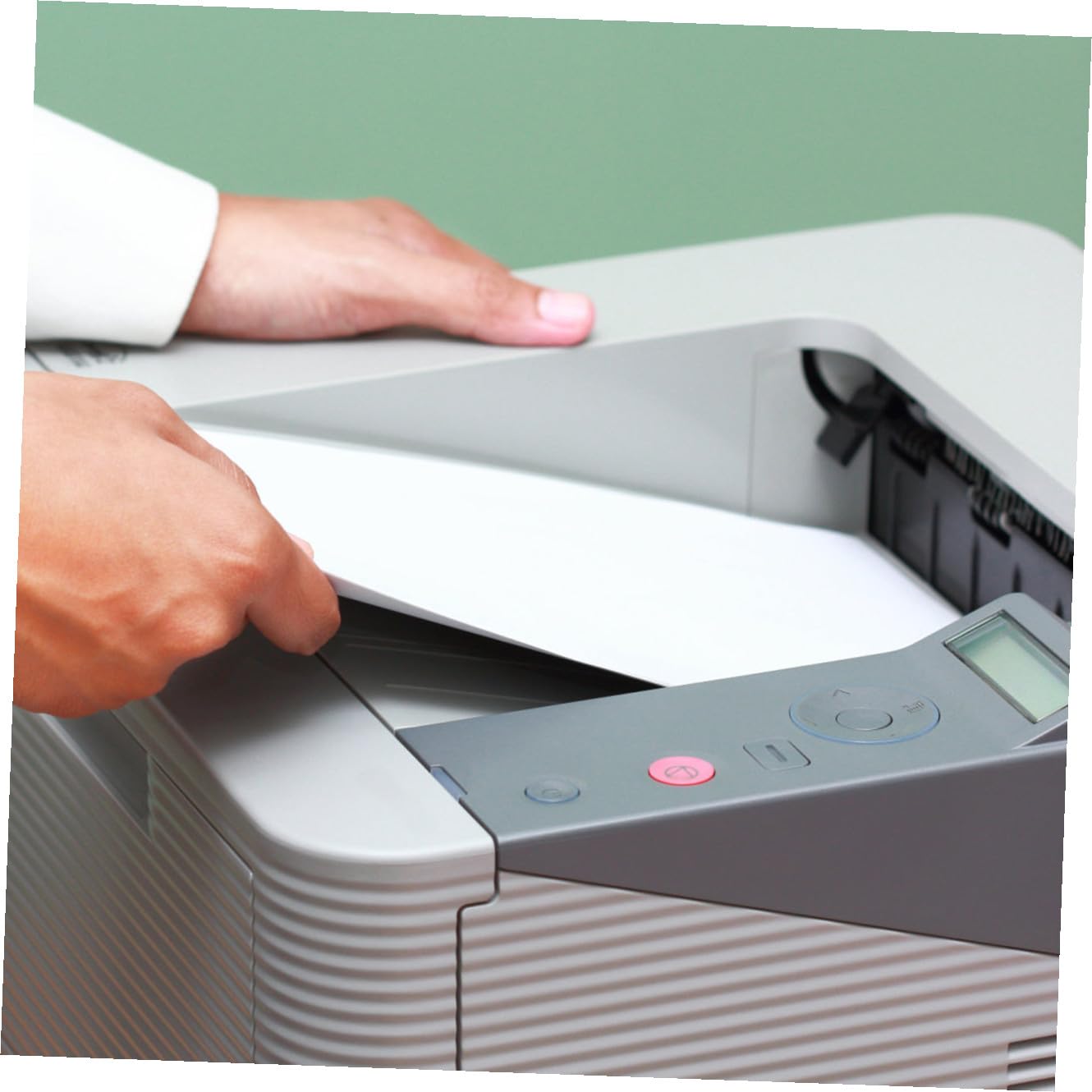 UKCOCO 500 Blatt Druckerpapier Doppelseitig Bedruckbar Weiß Vielseitiges Kopier und Zeichenpapier für Schule Büro und DIY Bastelprojekte Glatte Oberfläche Hohe Druckqualität