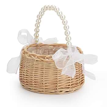 アンティーク バスケットバッグ（貝殻フラワー） アンティーク バスケットバッグ（貝殻フラワー）