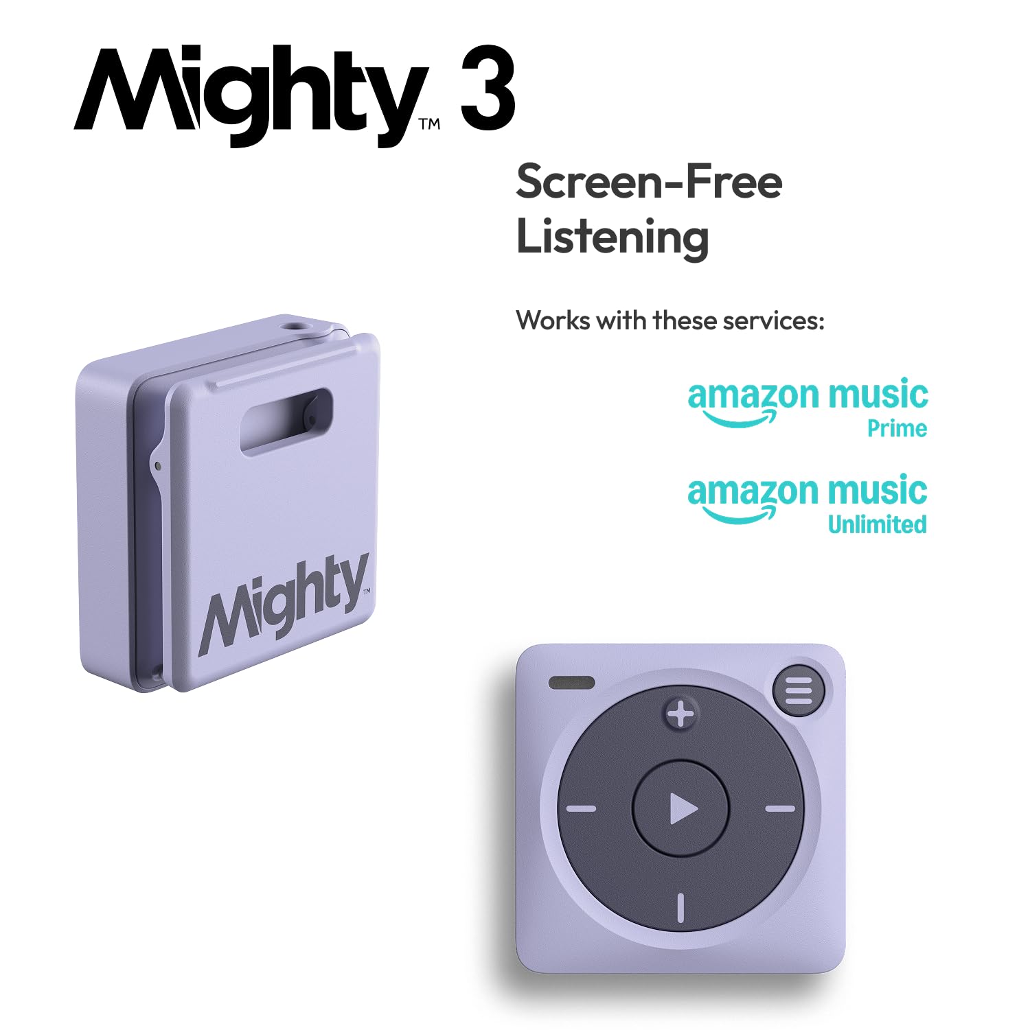 Amazon.com: Mighty 3 Amazon Music Player – Portable Screen-Free