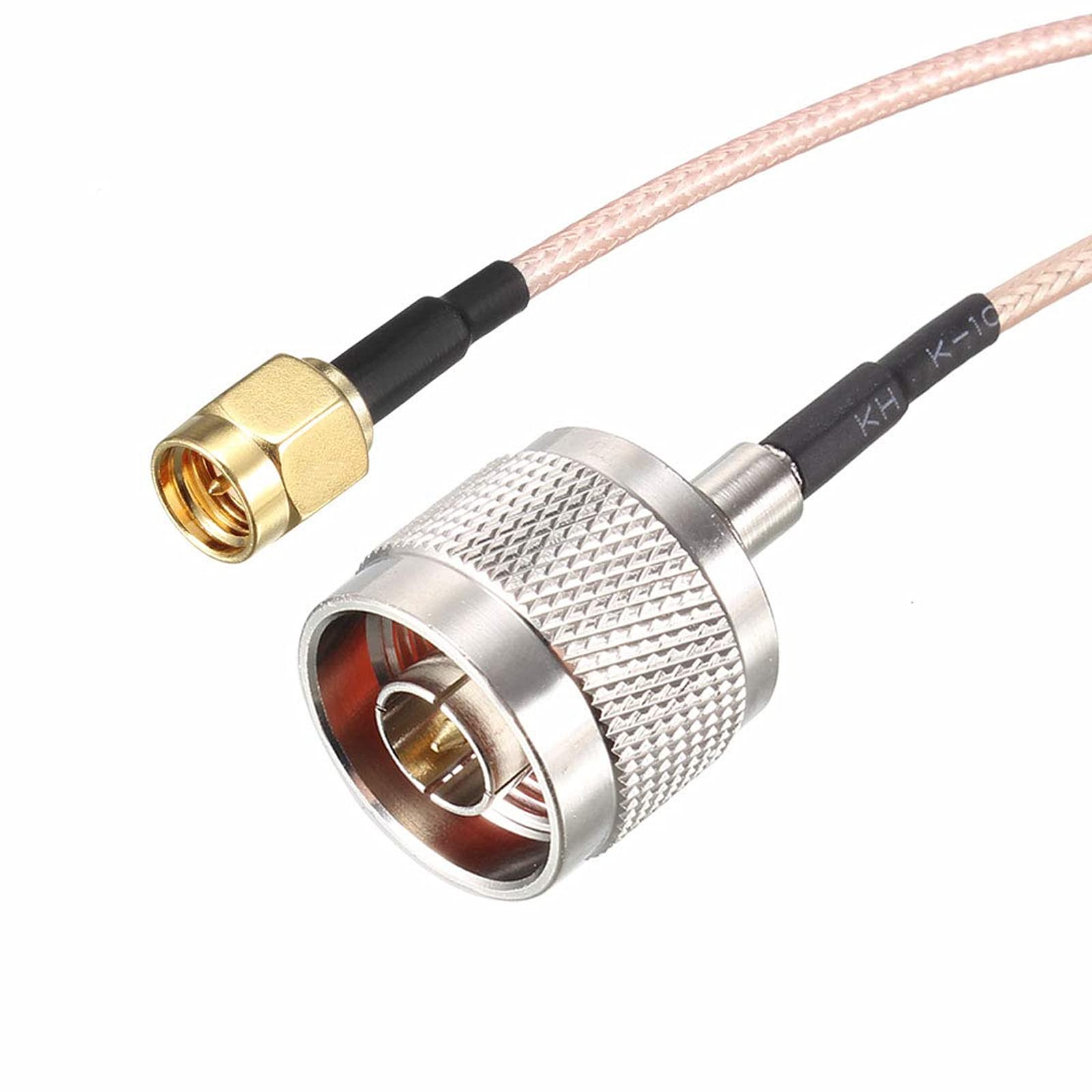 OdiySurveil(TM 1M RF Type-N Male to SMA Male WLAN Antenna Extension Coaxial Cable,39'',RG316