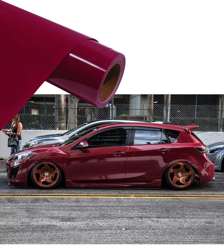 Image of WALLMATE Vinyl Sheet Car Wrap Film Self Adhesive Car and Motorcycle Sticker Decal, DIY Decoraton (Finish : Glossy) (24 x 60 inch)