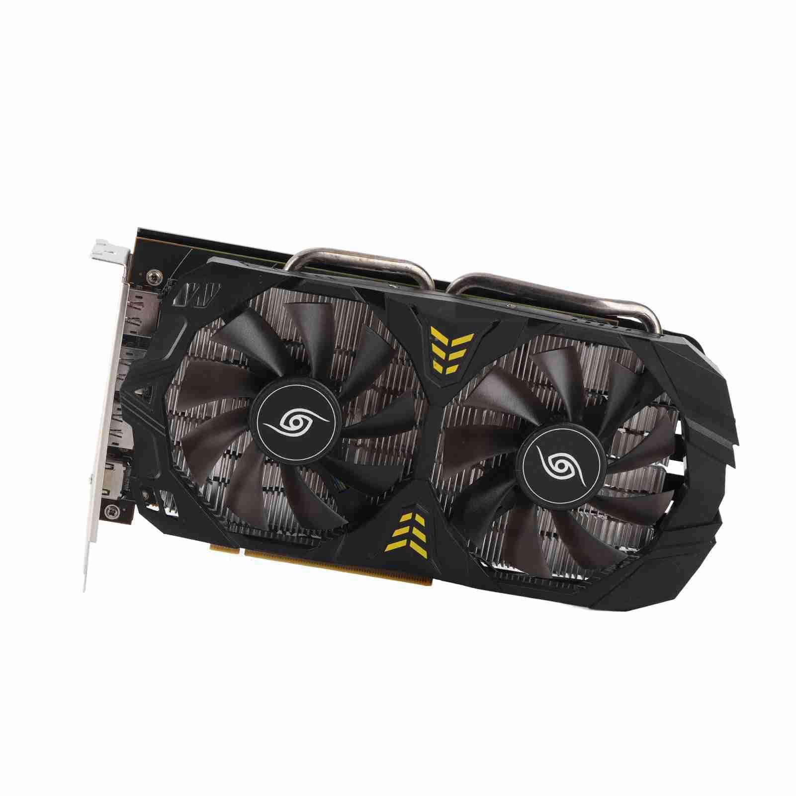 Scheda Grafica 8G GDDR5 1244 MHz - Doppia Ventola, 256 Bit, 3 Uscite, PCIe 2.0 per PC da Gioco