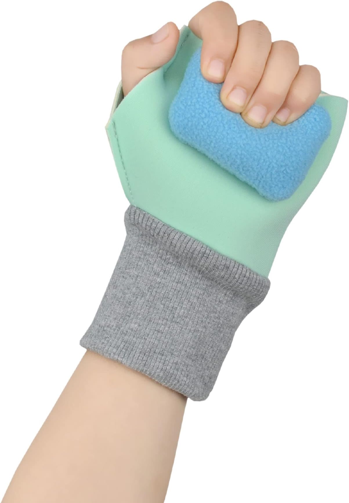 rainbowstar 1 Pair Autism Gloves with Detachable Pillow for Cerebral Palsy ADHD Special Needs Mitten Anti-biting Gloves