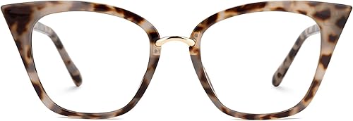 Zeelool Gafas de bloqueo de luz azul ojo de gato para mujer 100% protección UV400 Martha FA0457