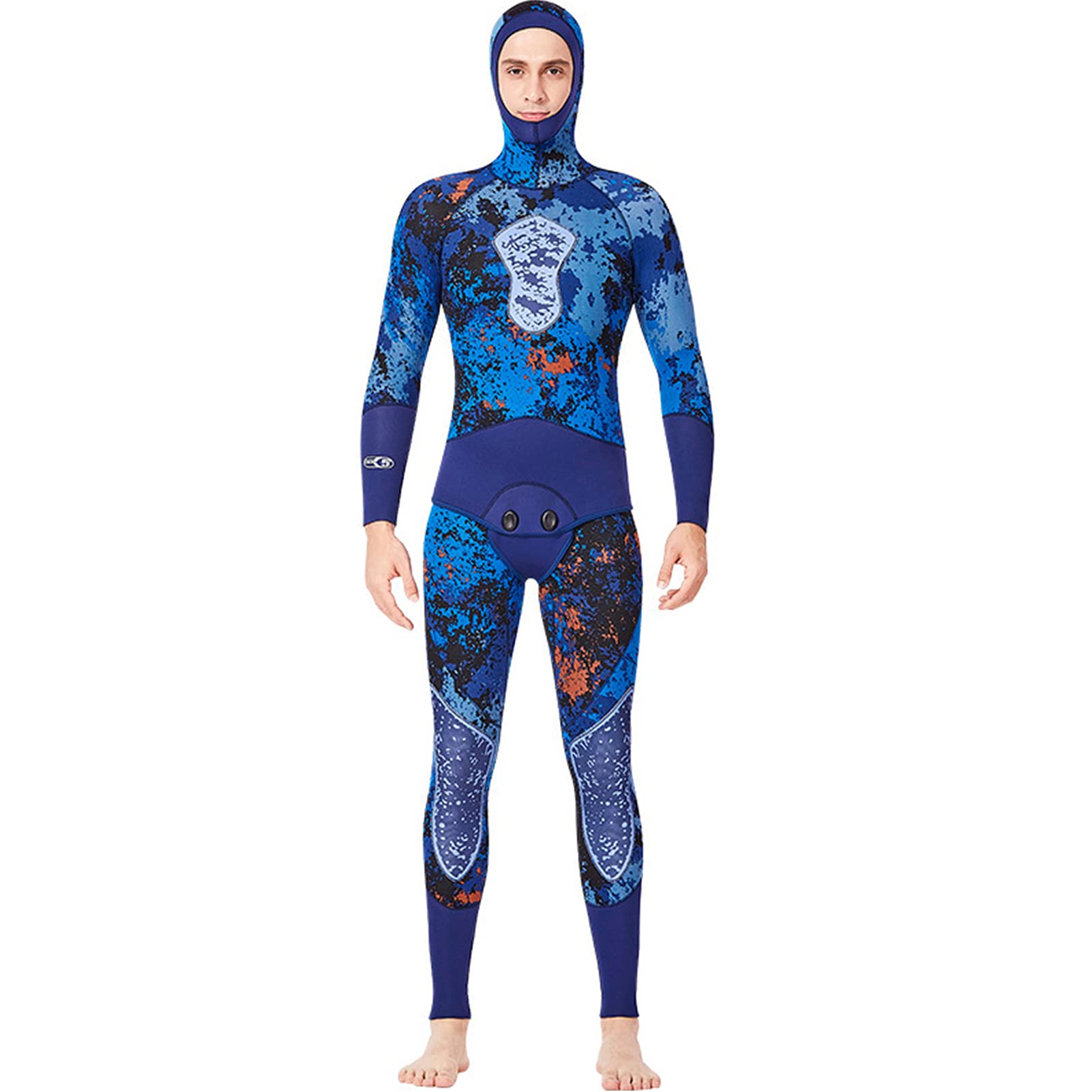 Buy Rosie 5mm Thermal Neoprene Wetsuit for Men, Camoue Diving Suit Full