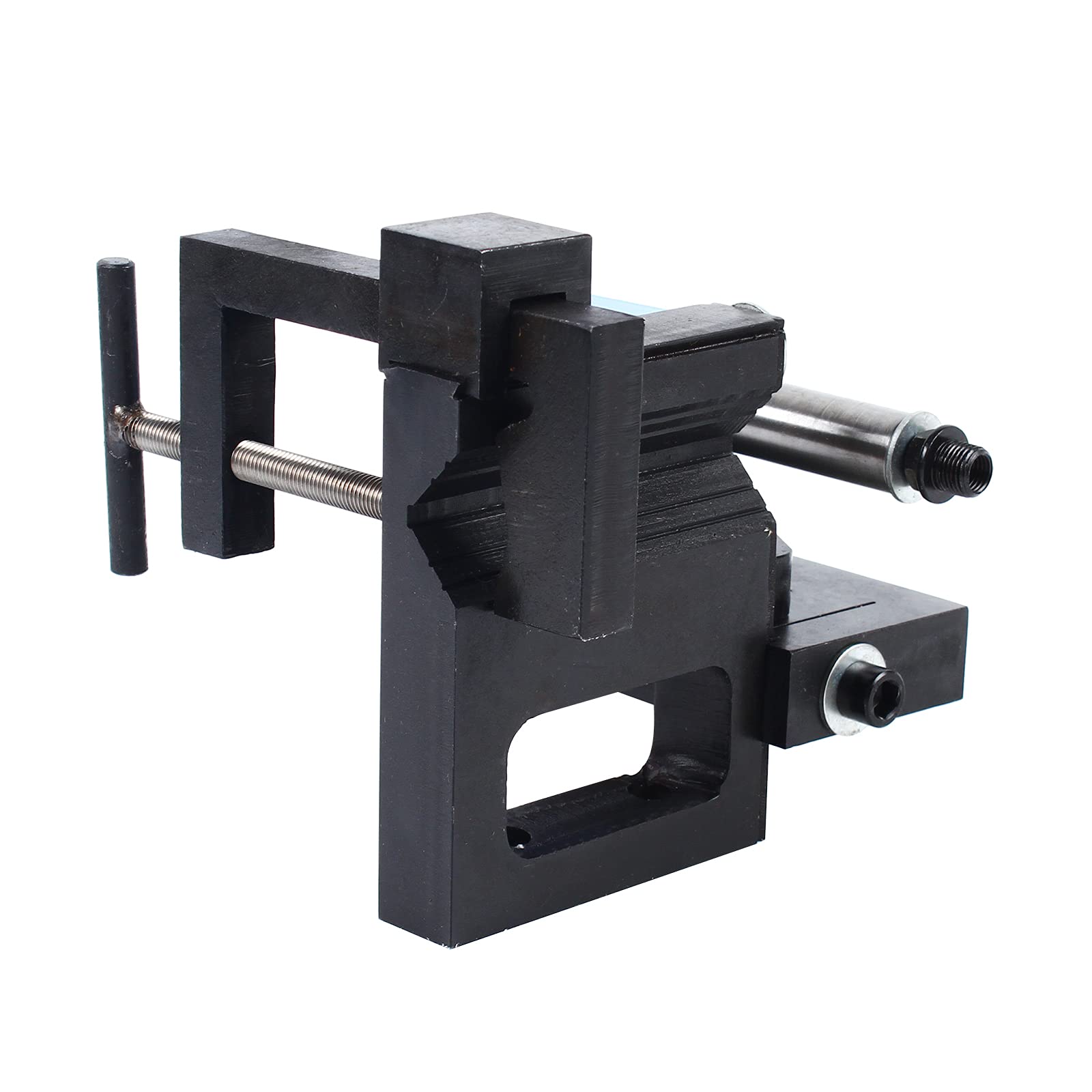 Cortador de tubos de precisión ajustable de 0 a 50° para metal y madera, marco de aluminio para cortar tubos redondos y tubos