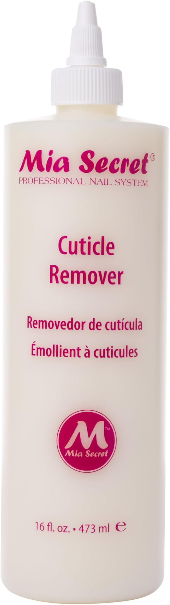 Mia SecretCuticle Softener & Remover - Quick Easy Safe - Removes Cuticles Safely and Softens The Edge - Excellent for Manicures and Pedicures (16 oz.)